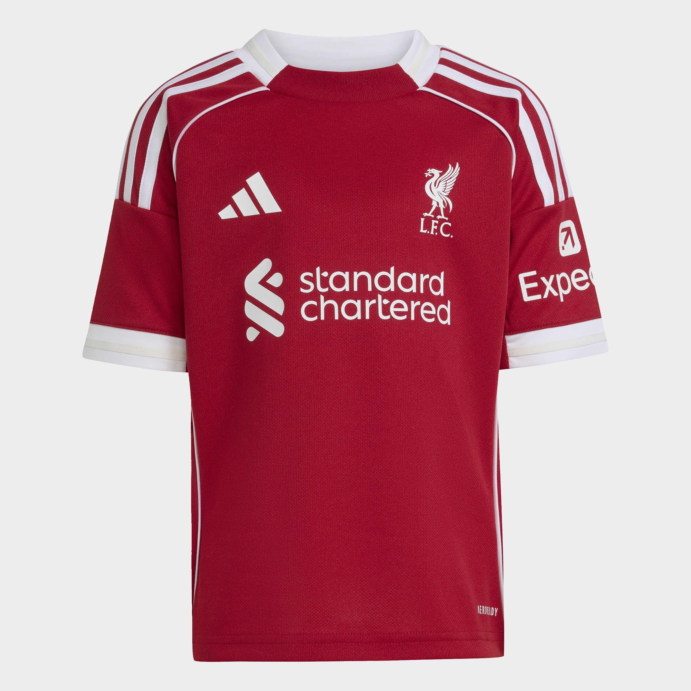 Kids Unisex Liverpool FC 25/26 Home Mini Kit, Red, A701_ONE, large image number 7