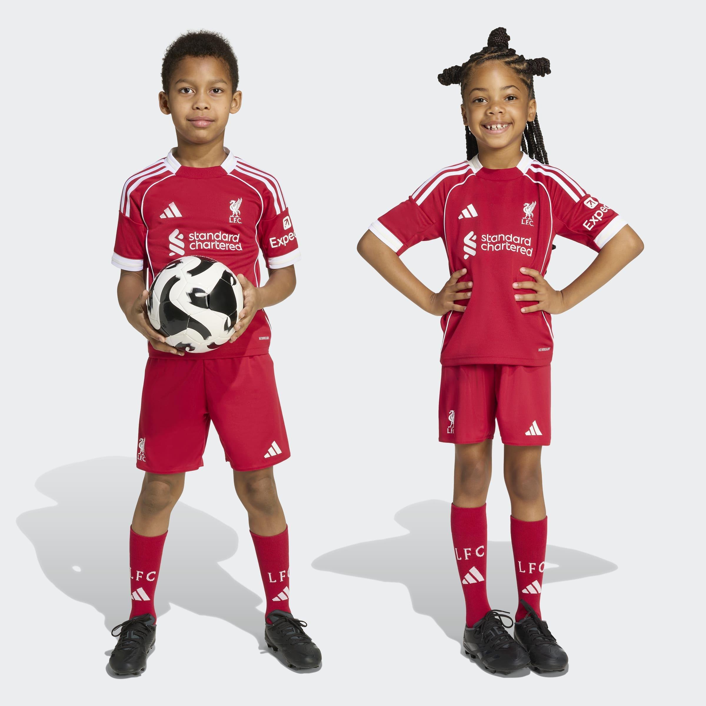 Kids Unisex Liverpool FC 25/26 Home Mini Kit, Red, A701_ONE, large image number 8