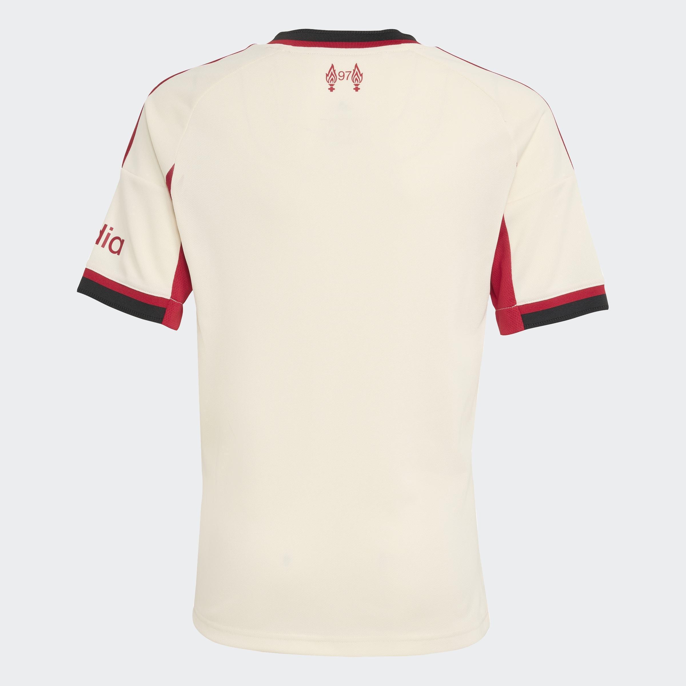 Kids Unisex Liverpool FC 25/26 Away Jersey, White, A701_ONE, large image number 3