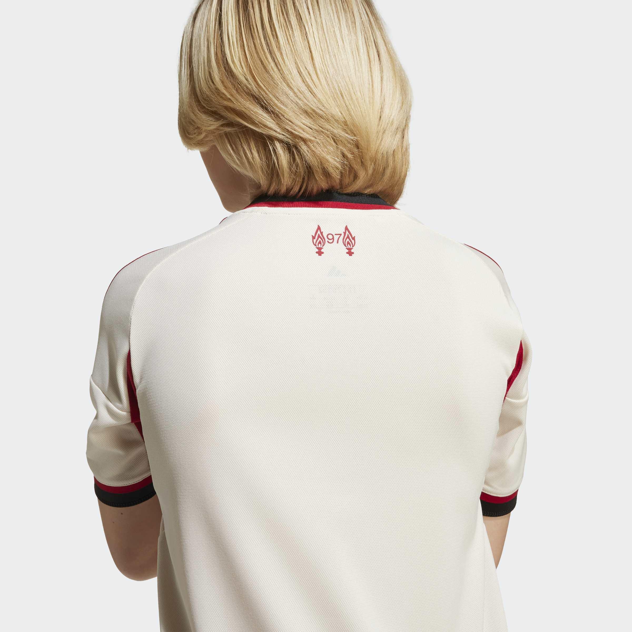 Kids Unisex Liverpool FC 25/26 Away Jersey, White, A701_ONE, large image number 4