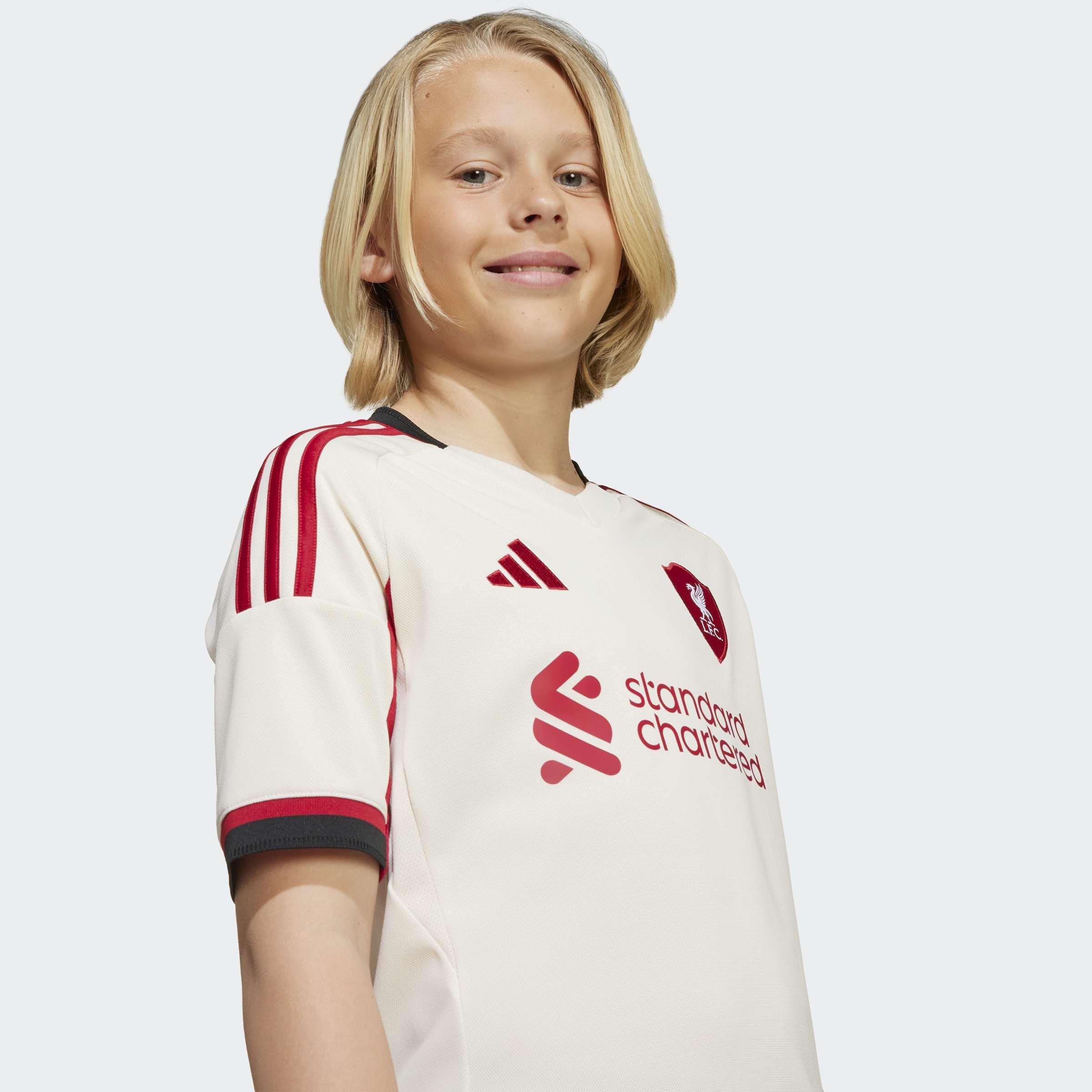 Kids Unisex Liverpool FC 25/26 Away Jersey, White, A701_ONE, large image number 5