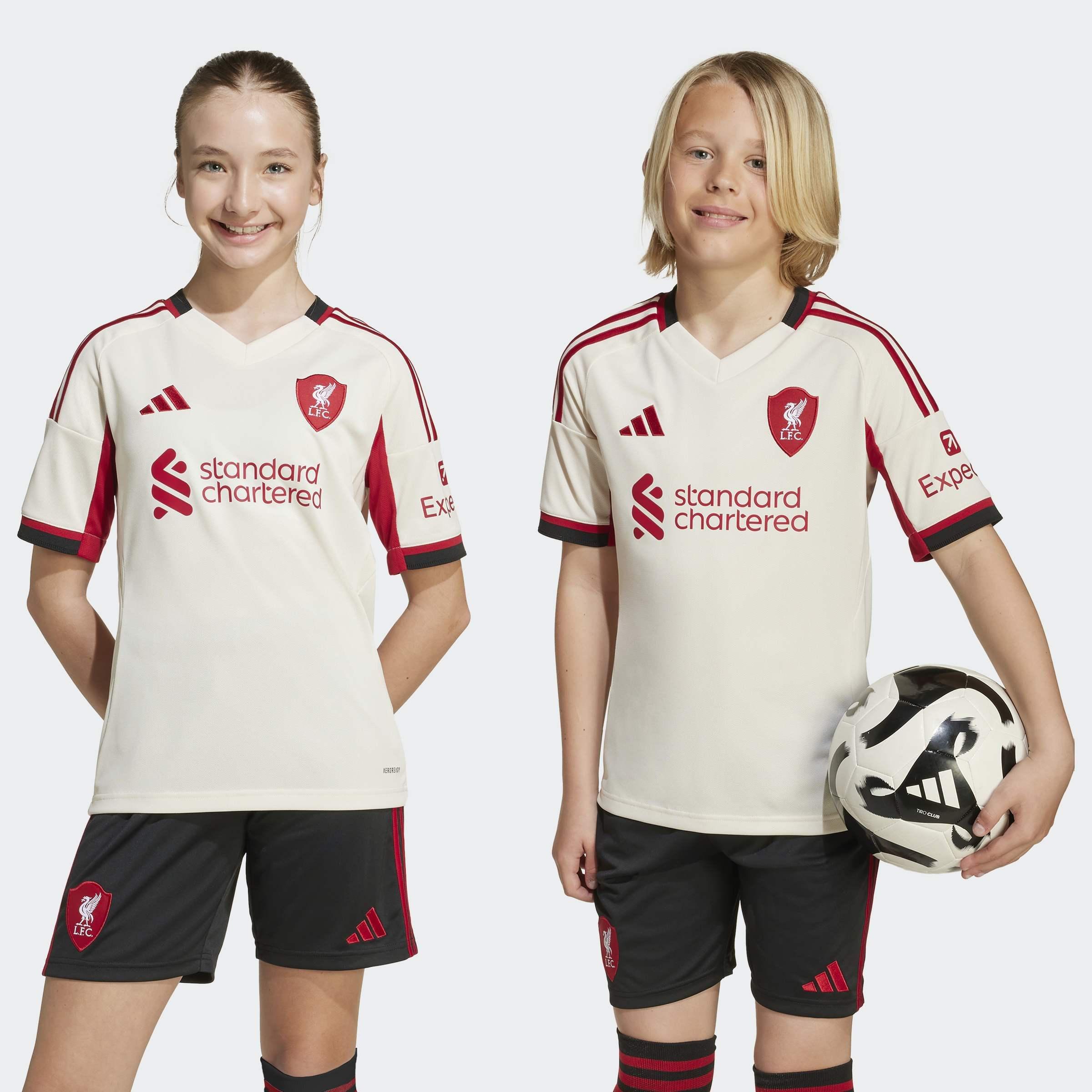 Kids Unisex Liverpool FC 25/26 Away Jersey, White, A701_ONE, large image number 5
