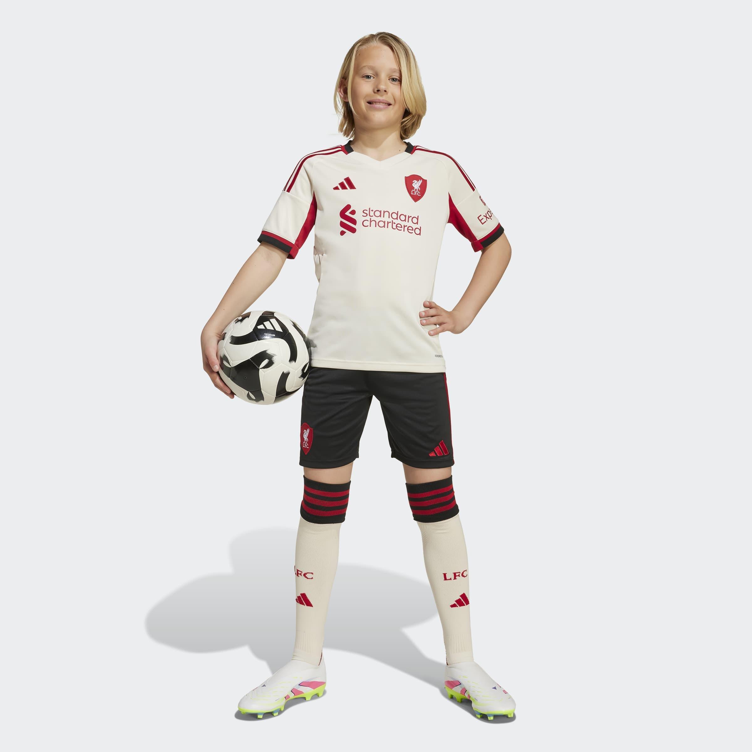 Kids Unisex Liverpool FC 25/26 Away Jersey, White, A701_ONE, large image number 7