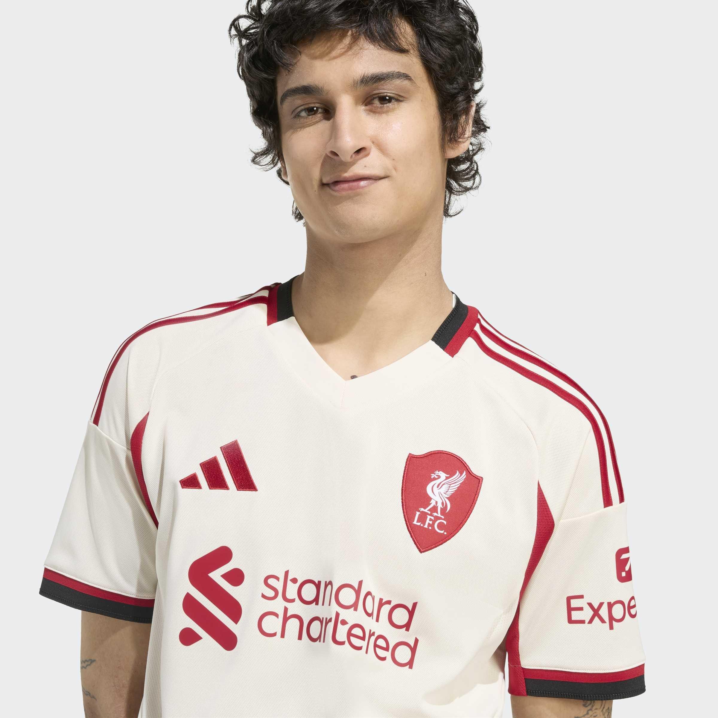 Liverpool FC 25/26 Away Jersey, White, A701_ONE, large image number 4