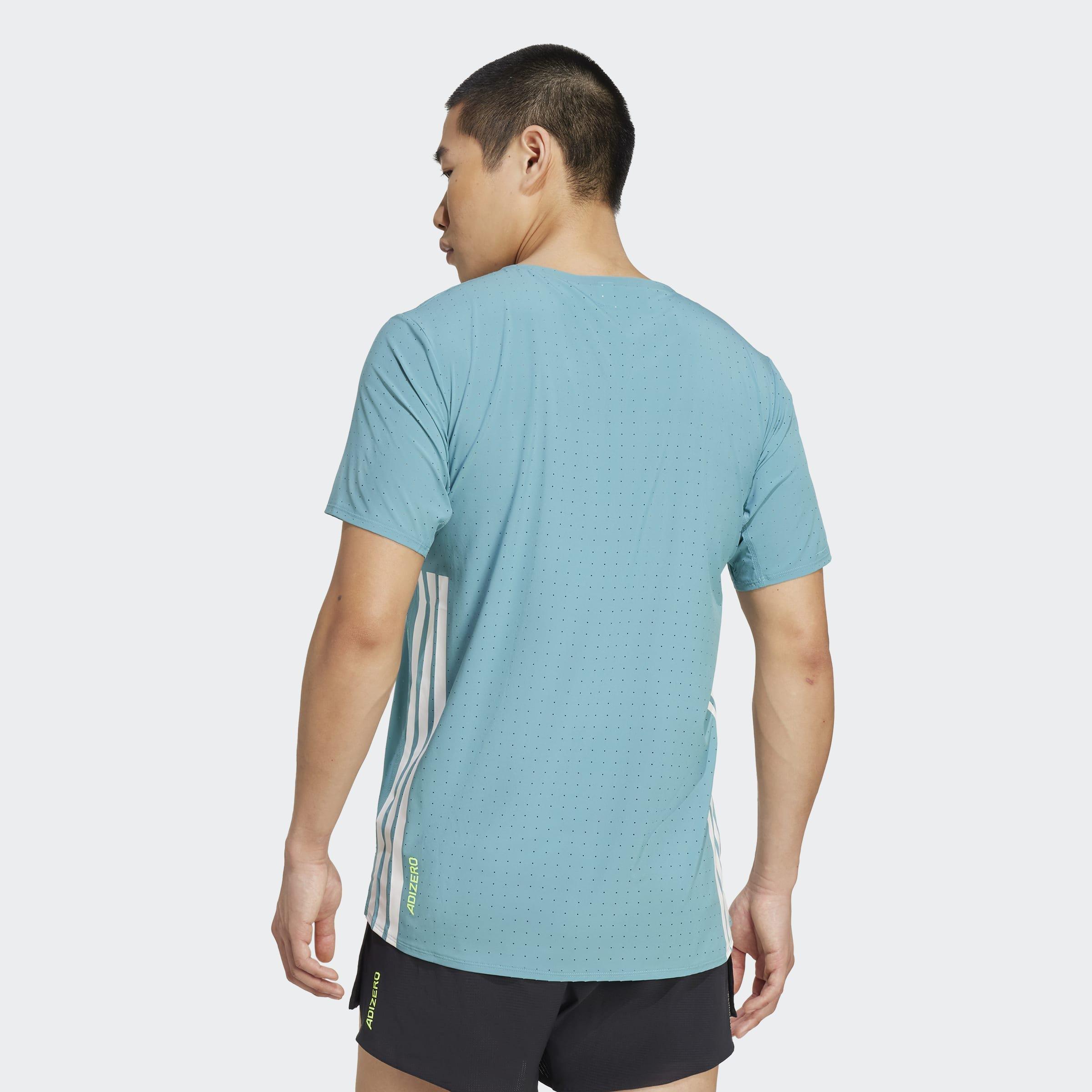 Adizero Running T-Shirt, Turquoise