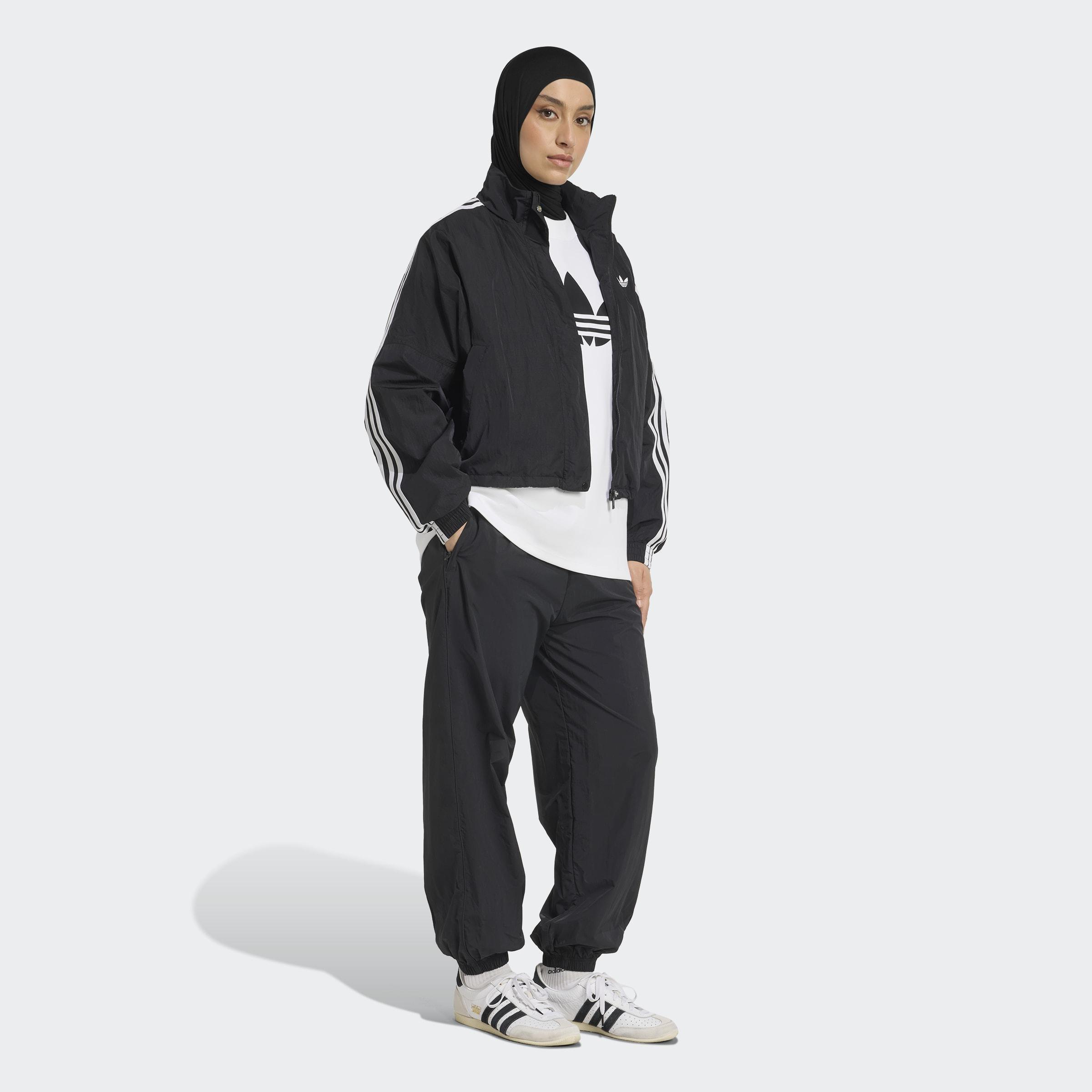 ADICOLOR SPACER OVERSIZED TREFOIL T-Shirt, White, A701_ONE, large image number 4