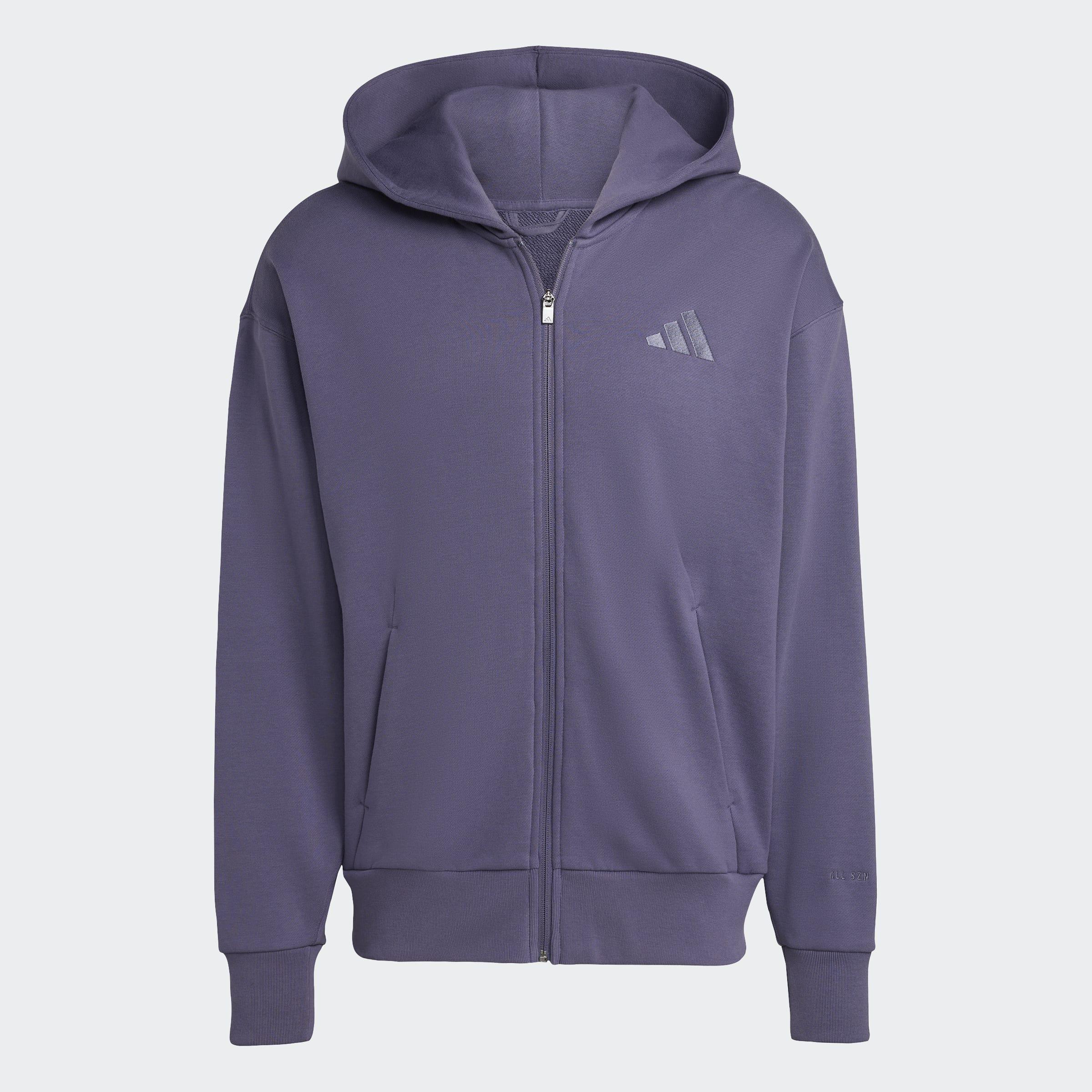 ALL SZN French Terry Full-Zip Hoodie, Purple, A701_ONE, large image number 0