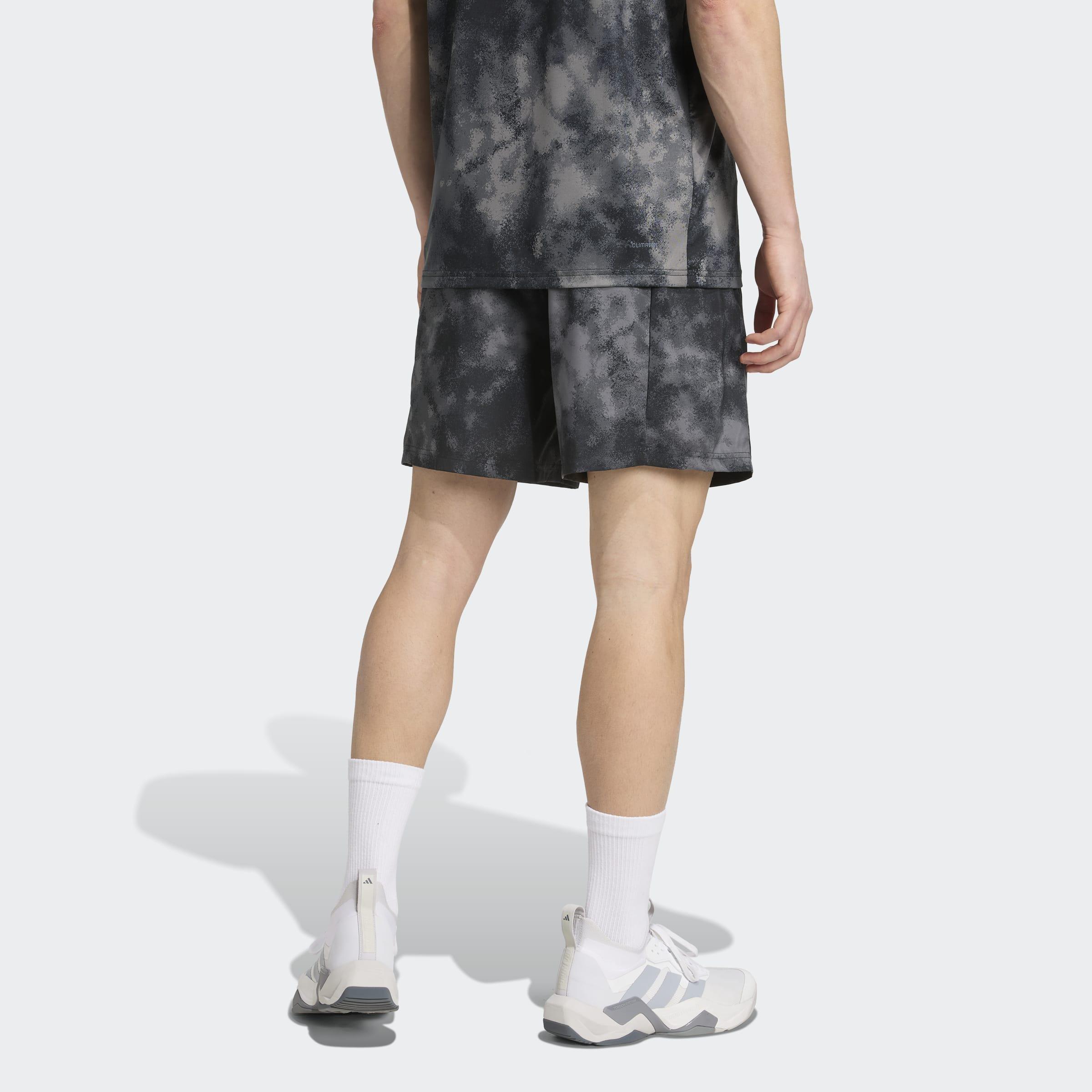 Train Essentials Seasonal All Over Print Short, Black, A701_ONE, large image number 1