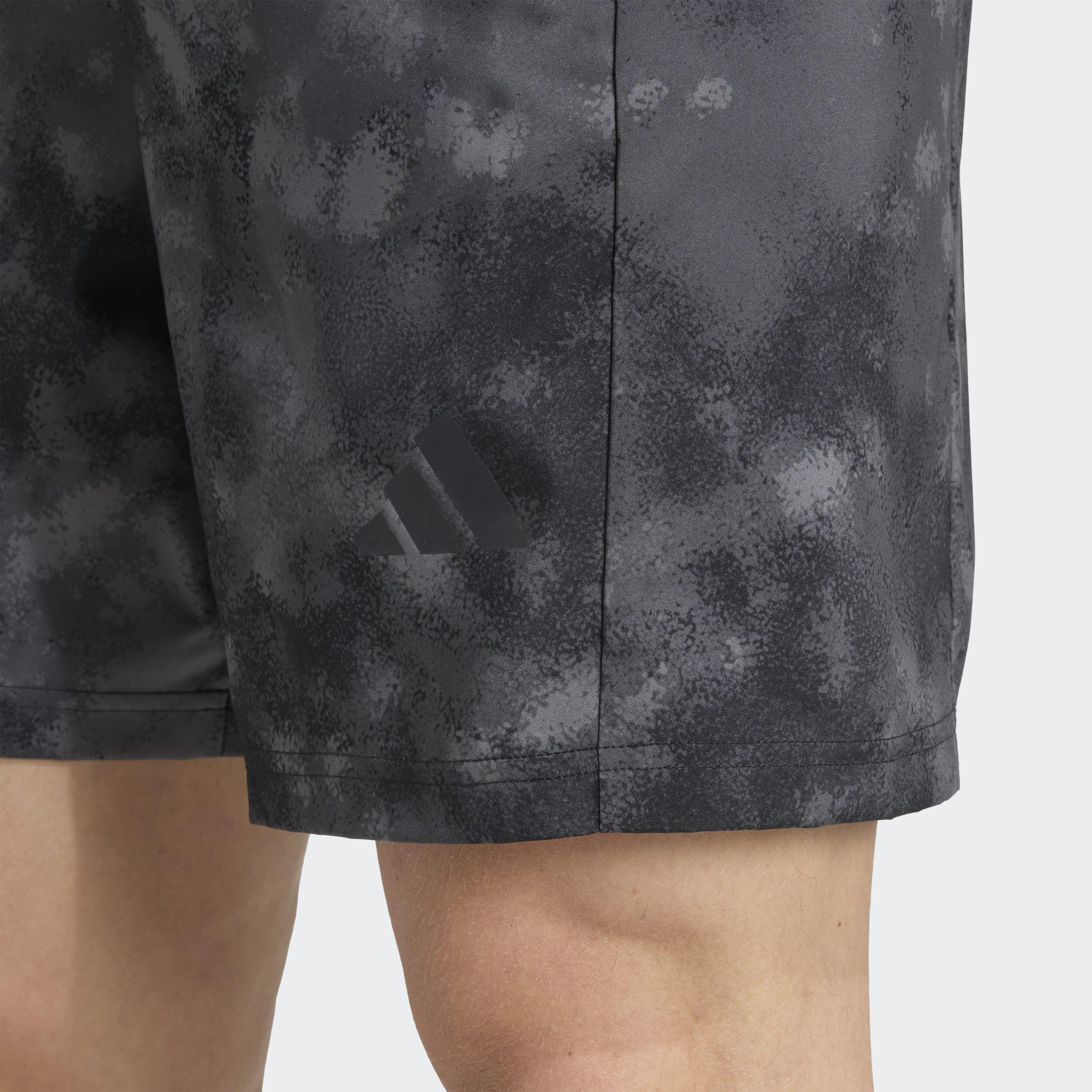 Train Essentials Seasonal All Over Print Short, Black, A701_ONE, large image number 2