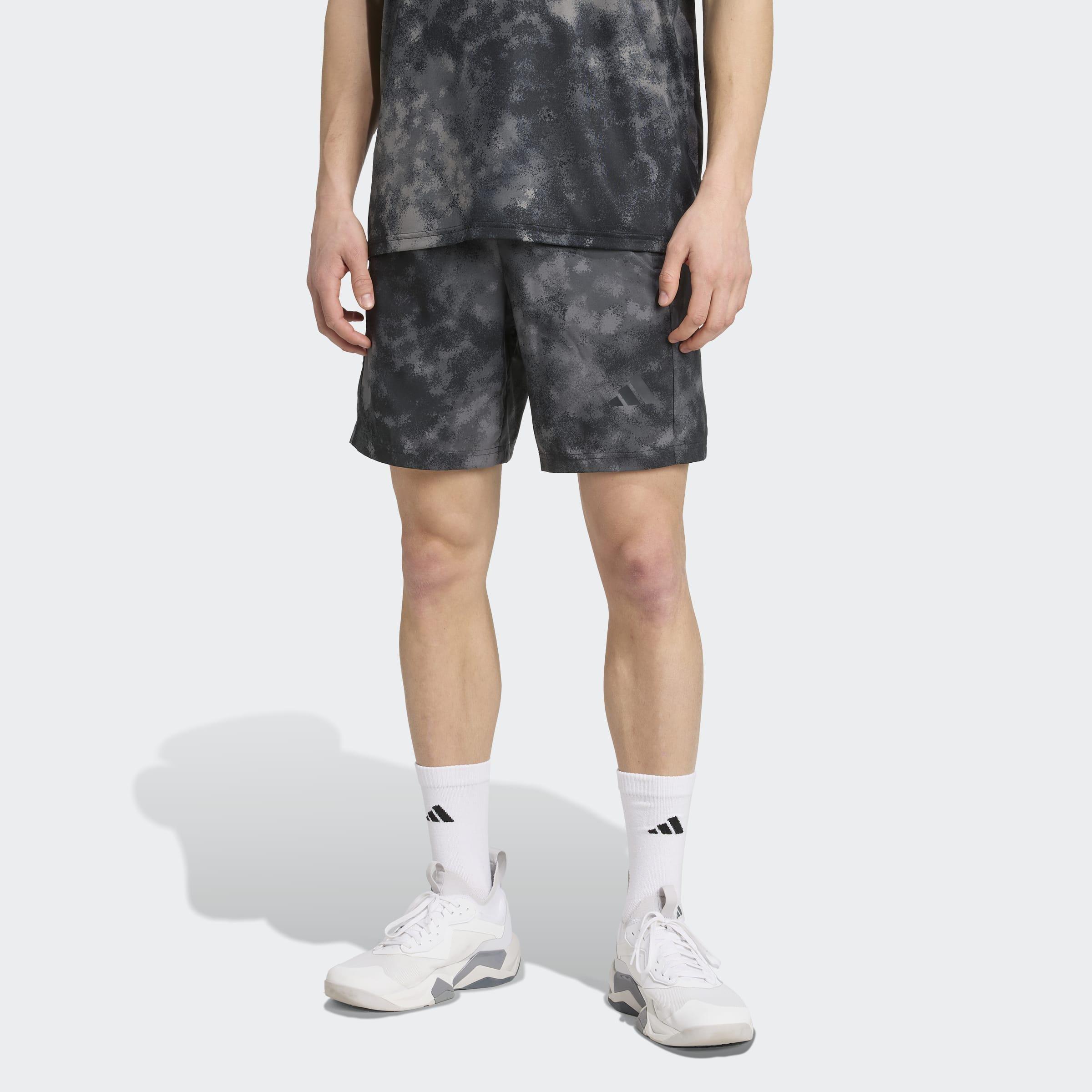 Train Essentials Seasonal All Over Print Short, Black, A701_ONE, large image number 4