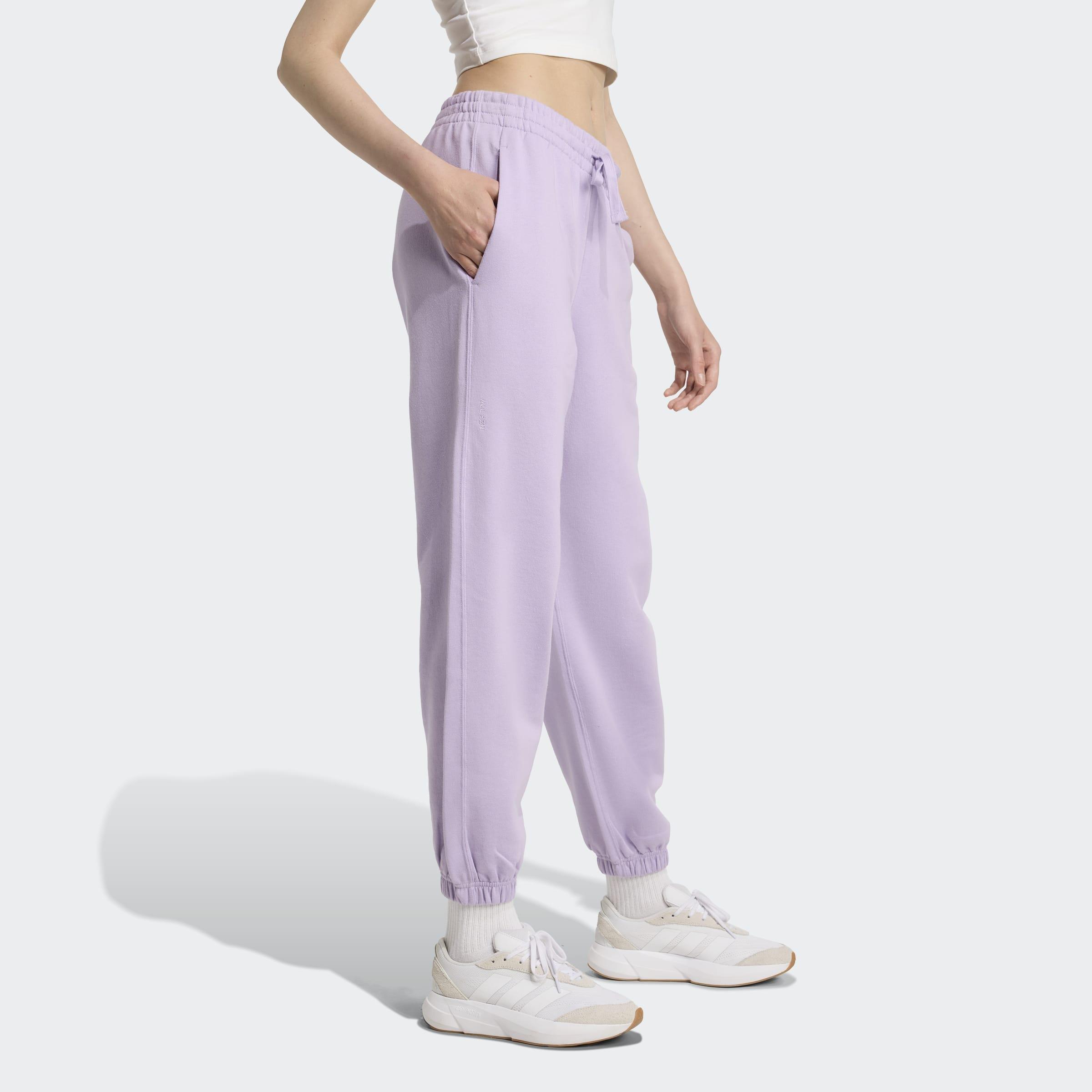 ALL SZN French Terry Loose Joggers, Purple, A701_ONE, large image number 4