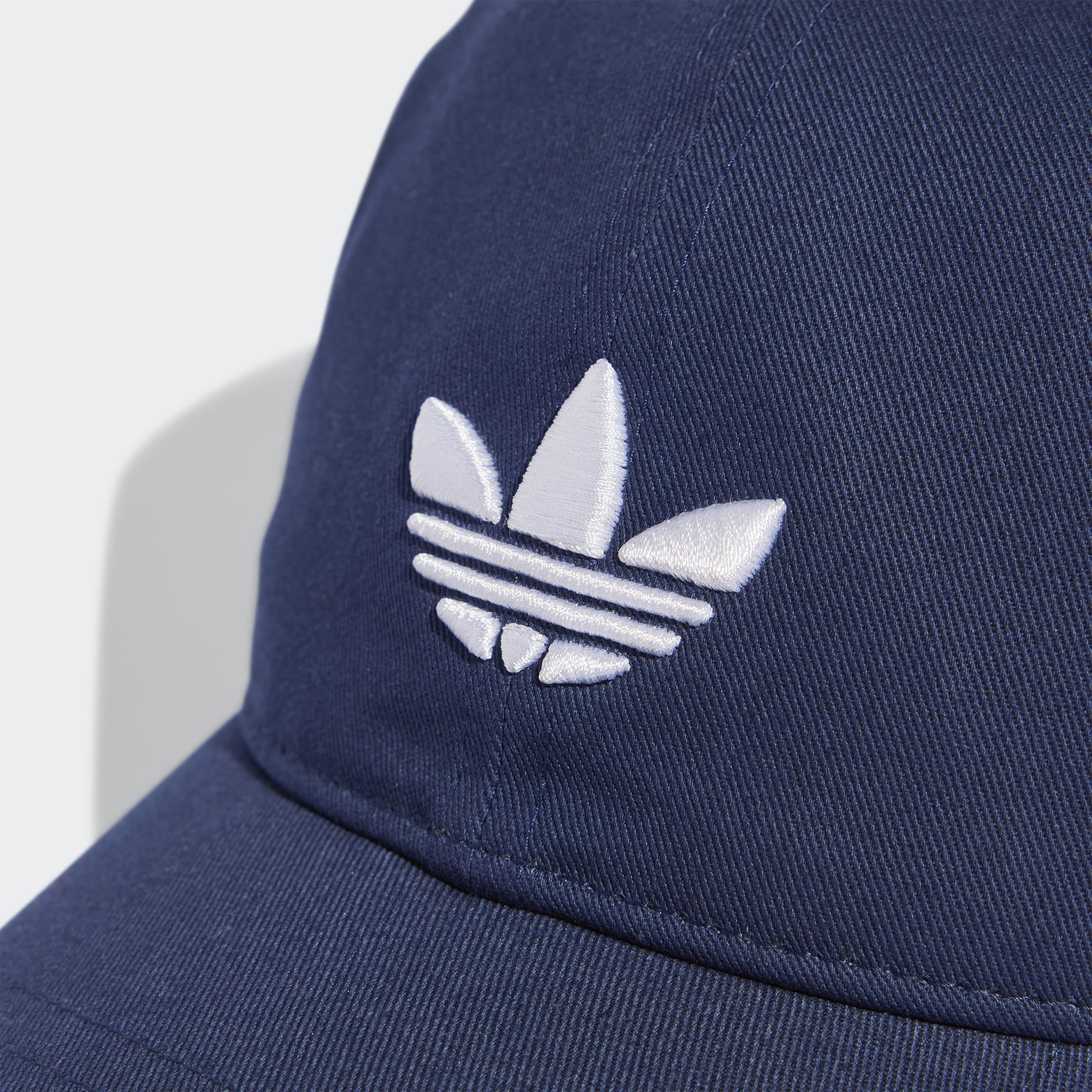 Unisex Adicolor Classic Trefoil Baseball Cap, Blue, , large image number 2