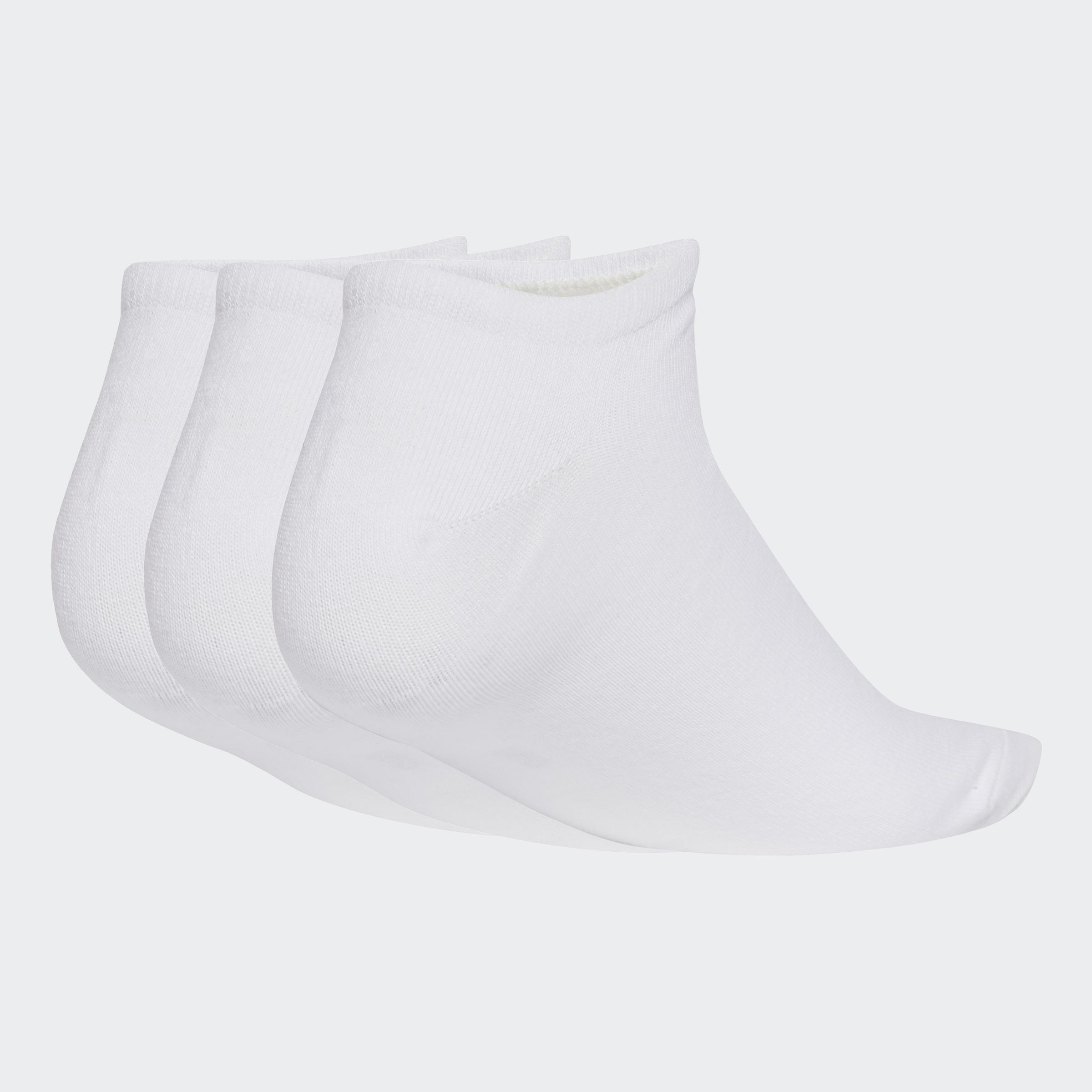 Unisex Liner Socks 3 Pairs, White, A701_ONE, large image number 0