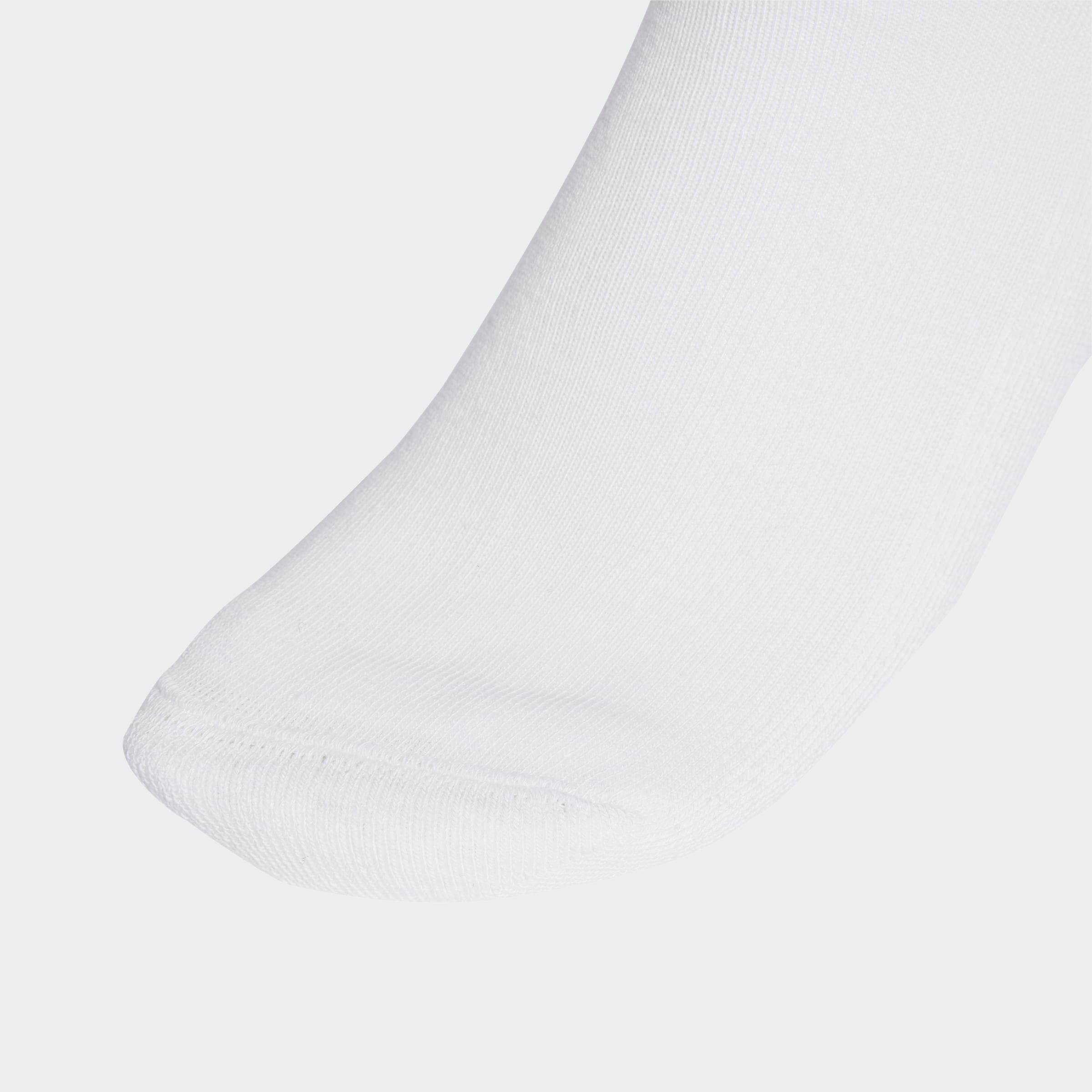 Unisex 3-Stripes Ankle Socks 3 Pairs, White, A701_ONE, large image number 3