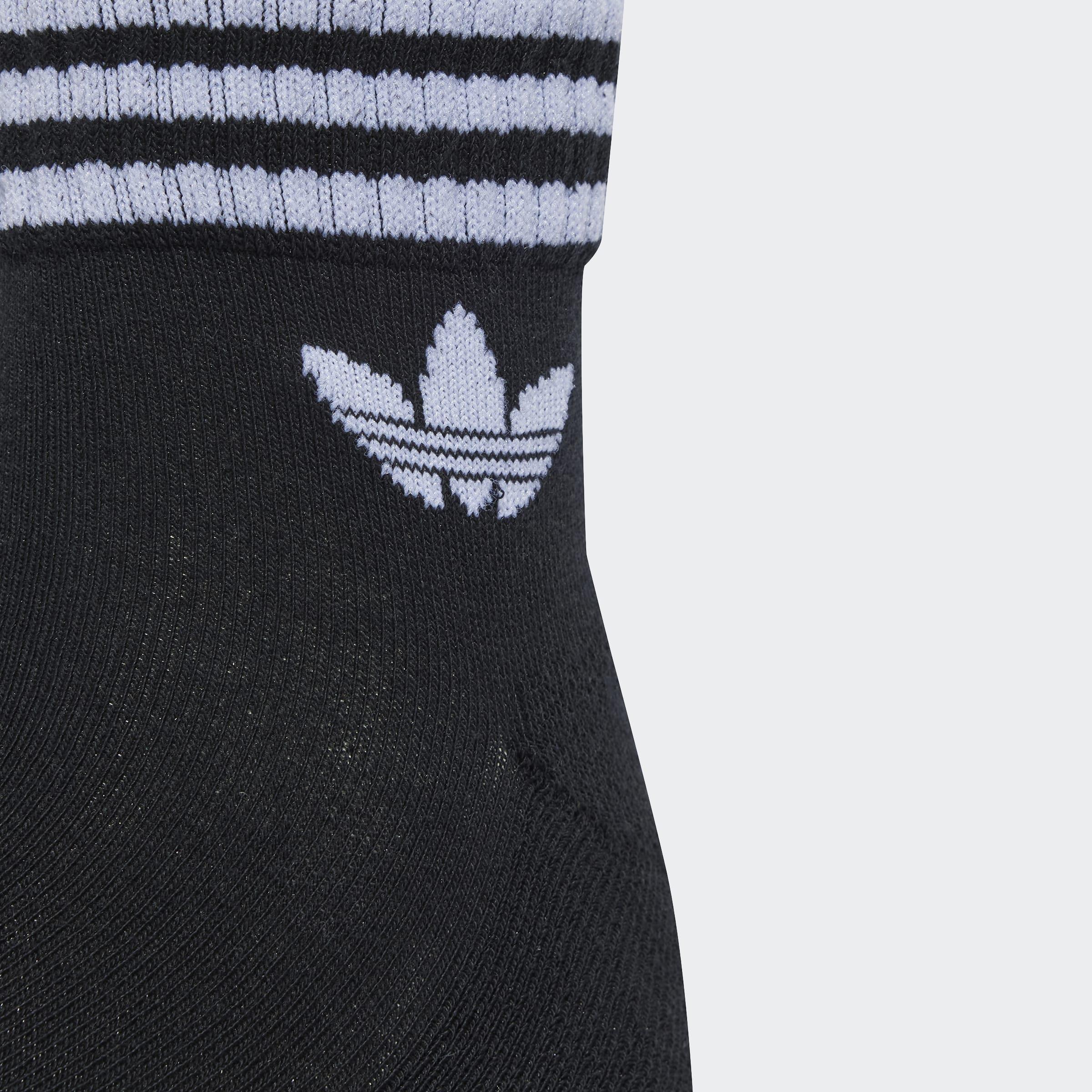 Unisex 3-Stripes Ankle Socks 3 Pairs, Multicolour, A701_ONE, large image number 2