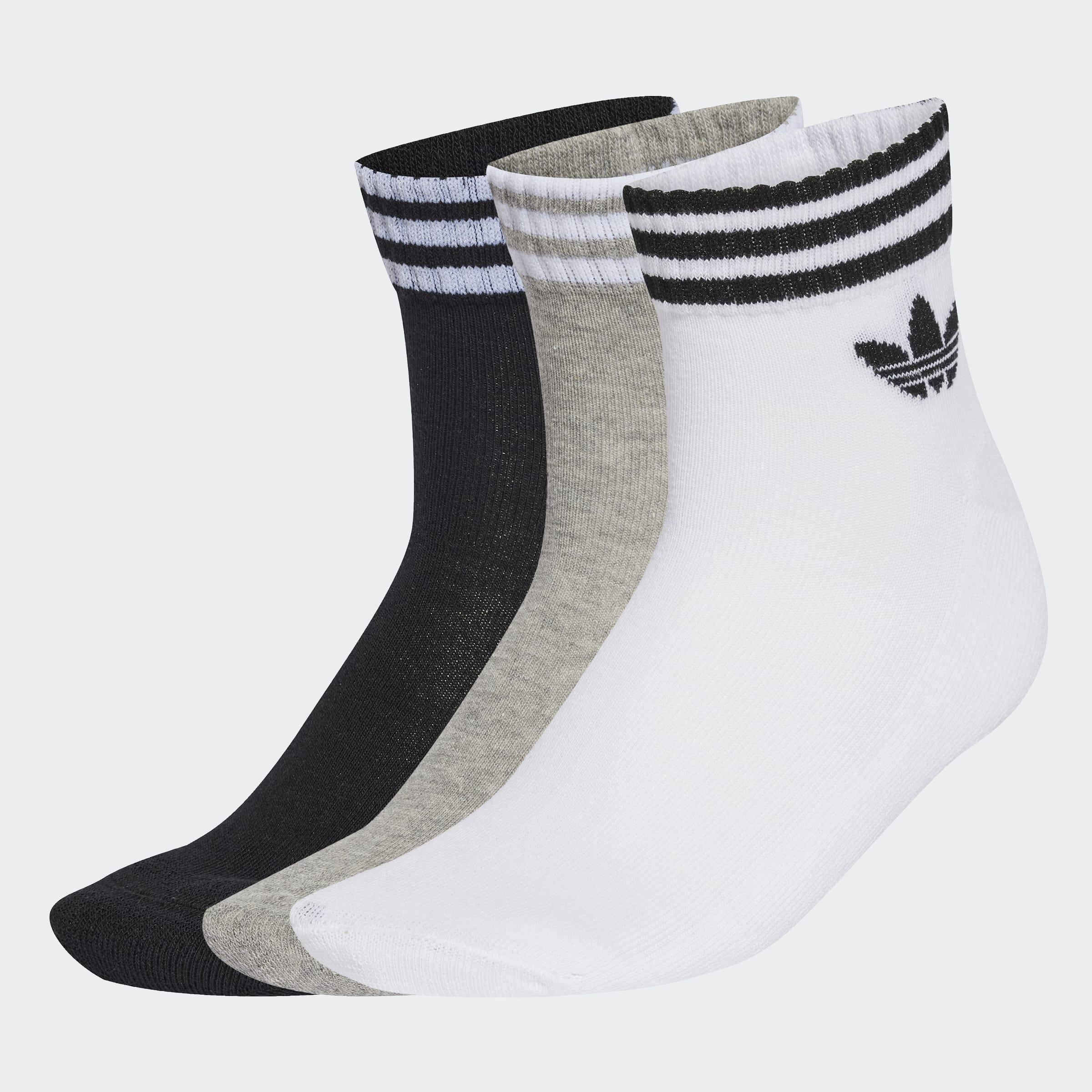 Unisex 3-Stripes Ankle Socks 3 Pairs, Multicolour, A701_ONE, large image number 4