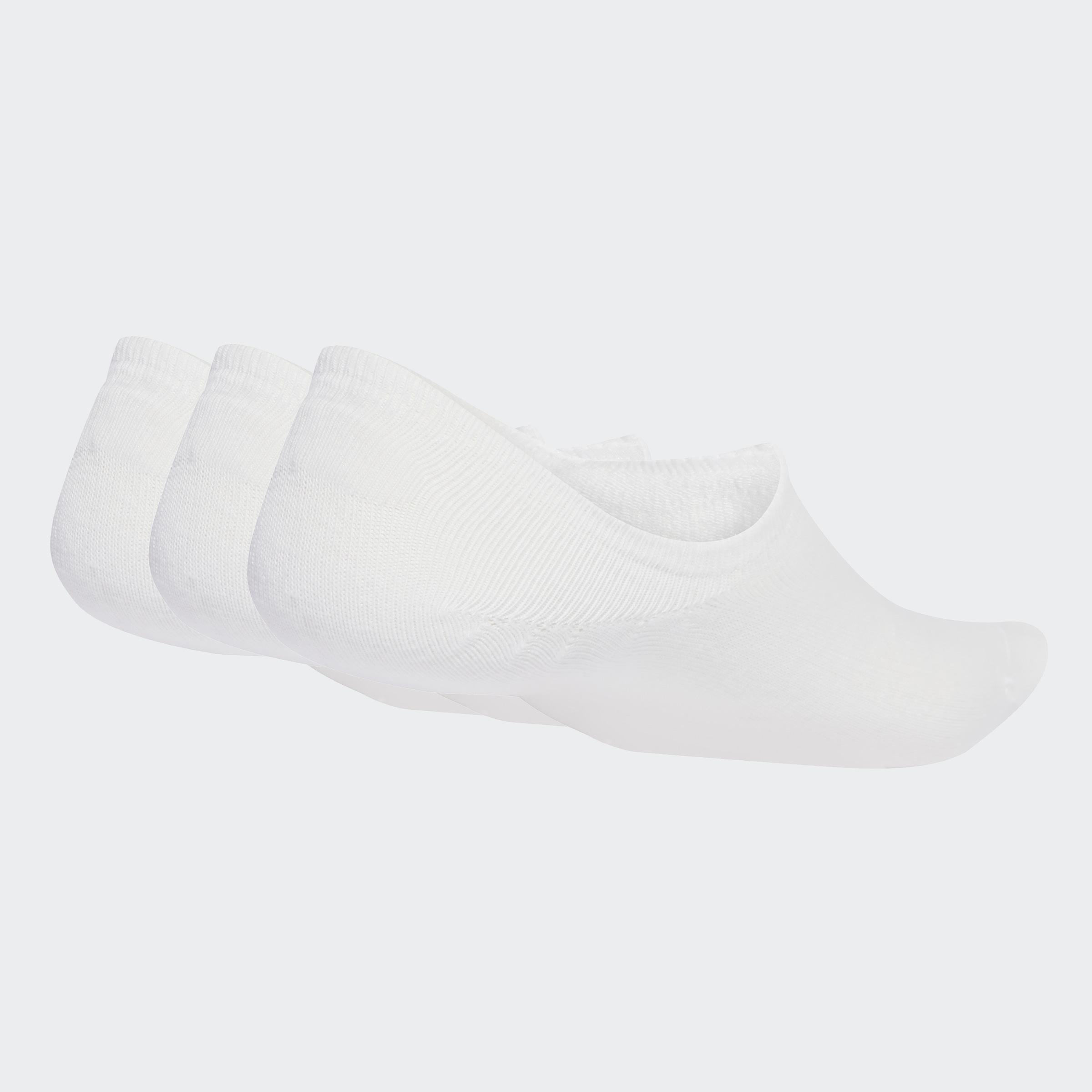 Unisex Low Cut Socks 3 Pairs, White, A701_ONE, large image number 0