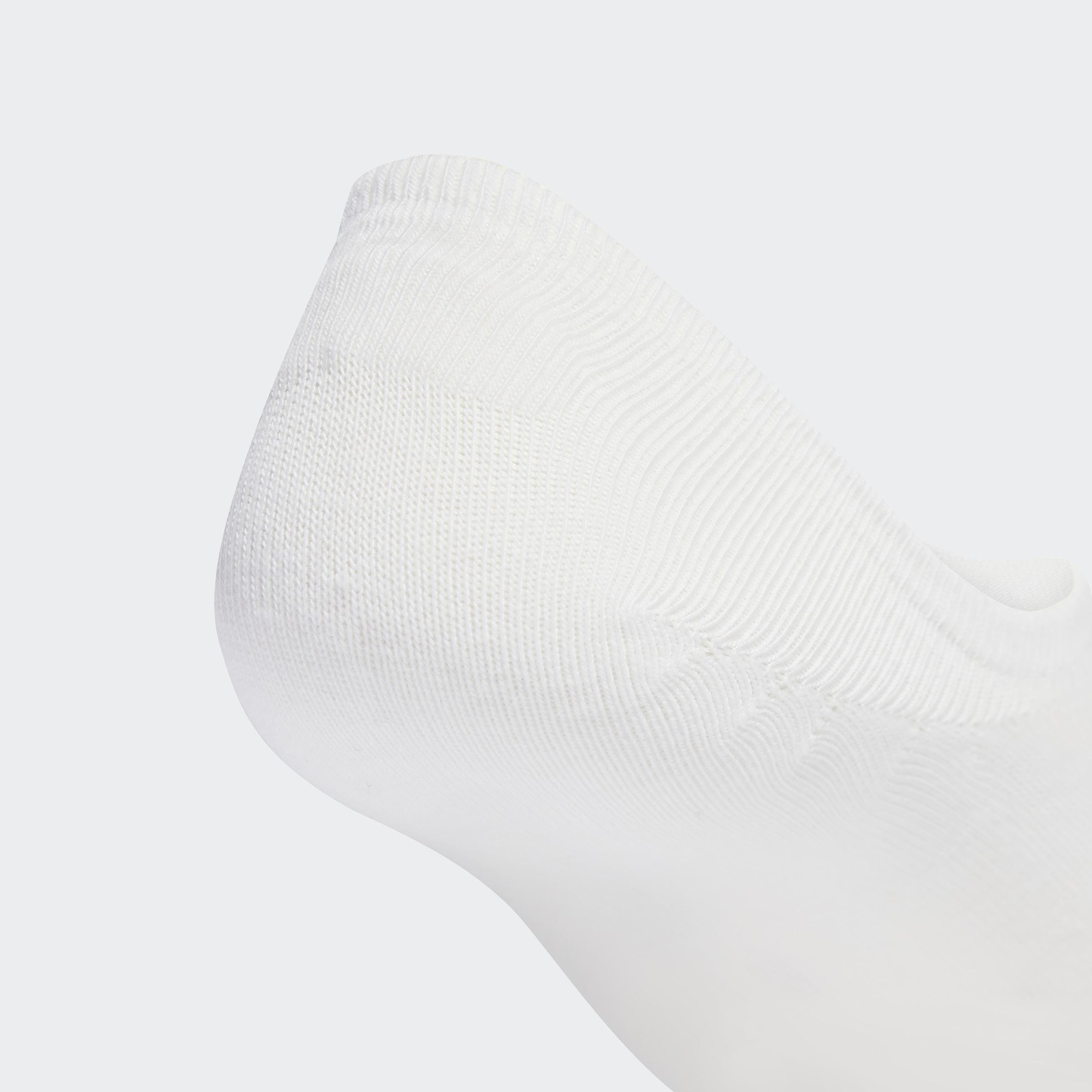 Unisex Low Cut Socks 3 Pairs, White, A701_ONE, large image number 2