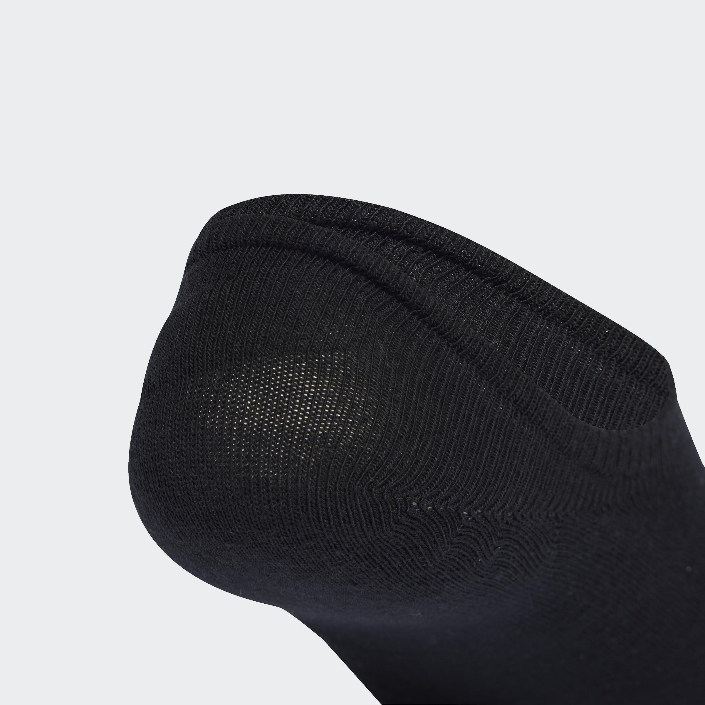 Unisex Low Cut Socks 3 Pairs, Black, A701_ONE, medium