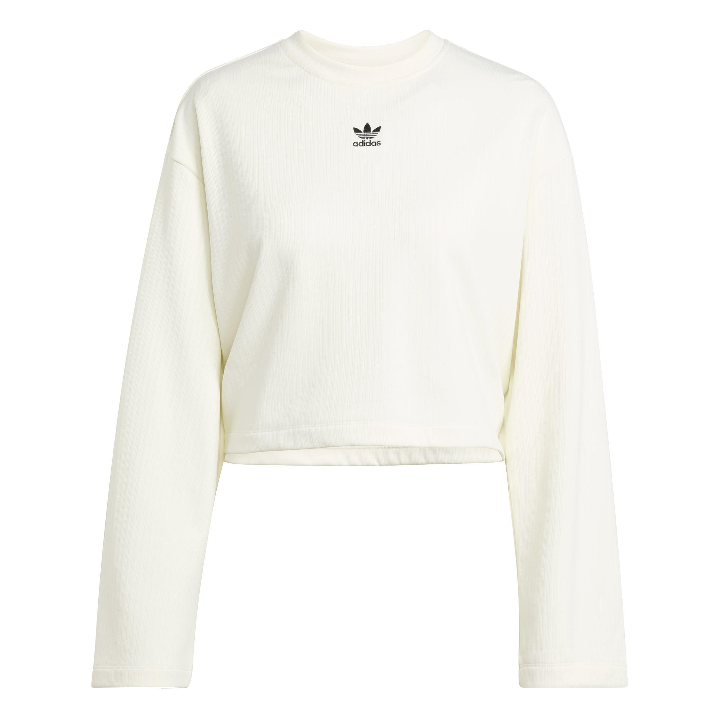 Essentials Winterized Wide Rib Long Sleeve, White, A701_ONE, large image number 0