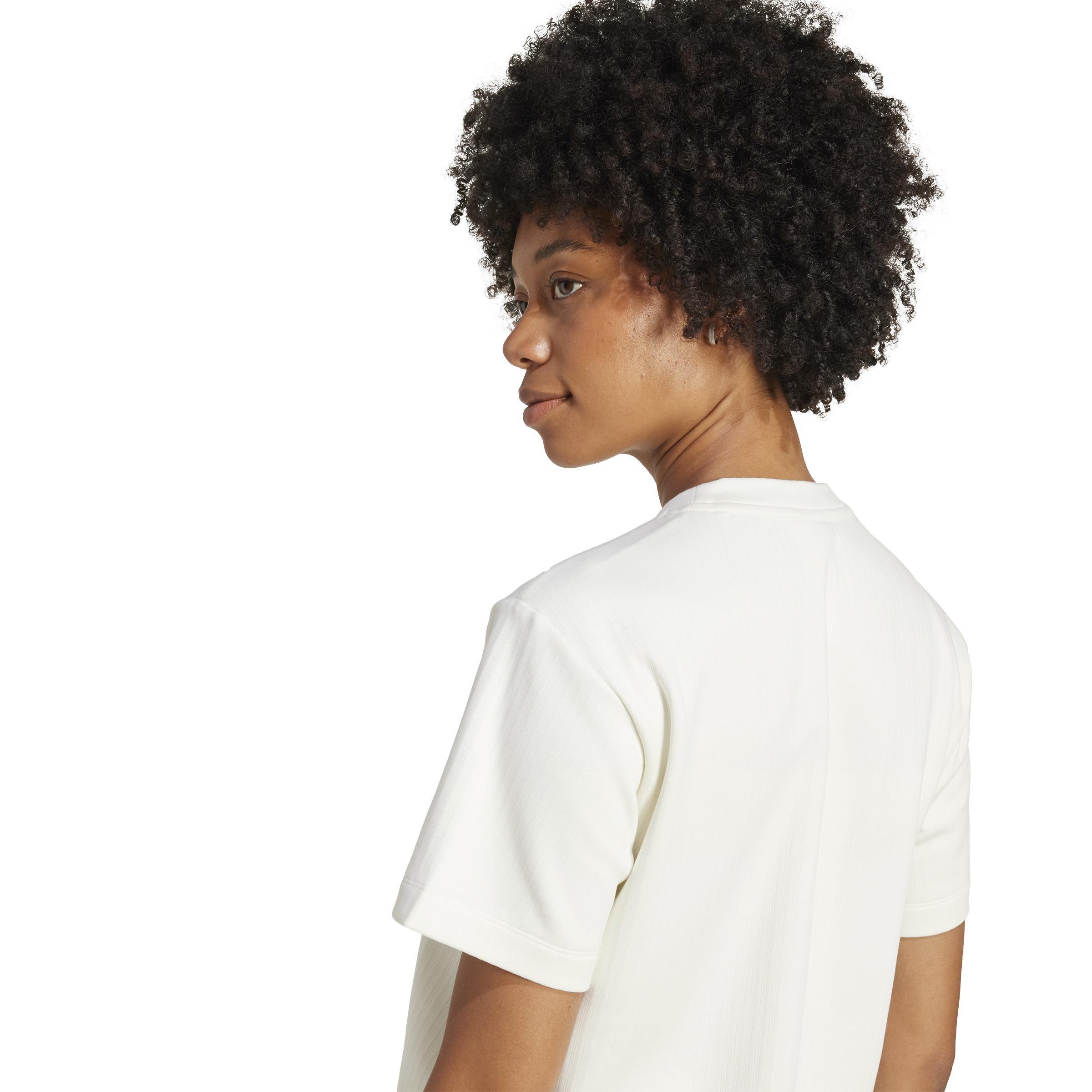 Essentials Winterized Wide Rib T-Shirt, White, A701_ONE, large image number 3