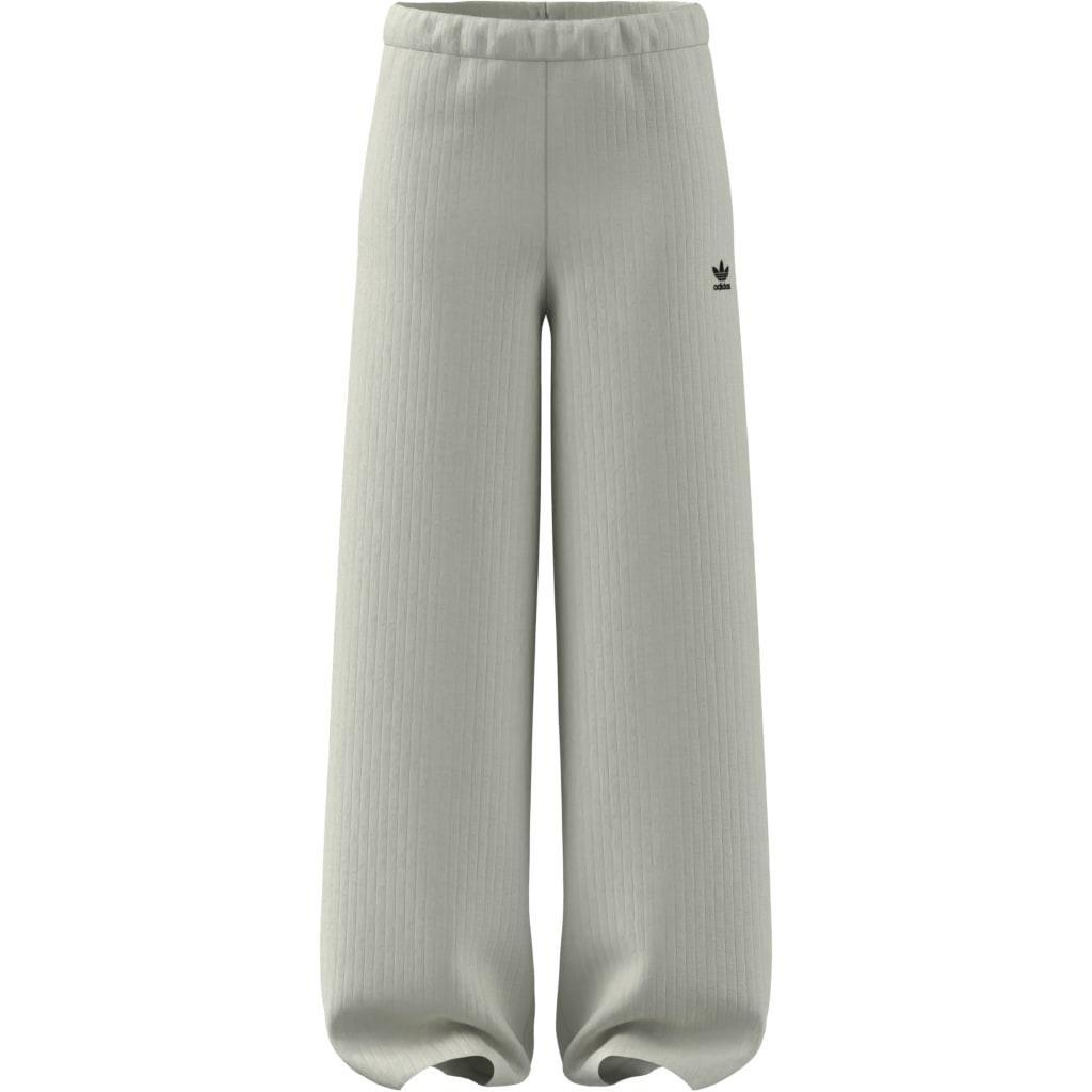 Essentials Winterized Wide Rib Tracksuit Bottoms, White, A701_ONE, large image number 9