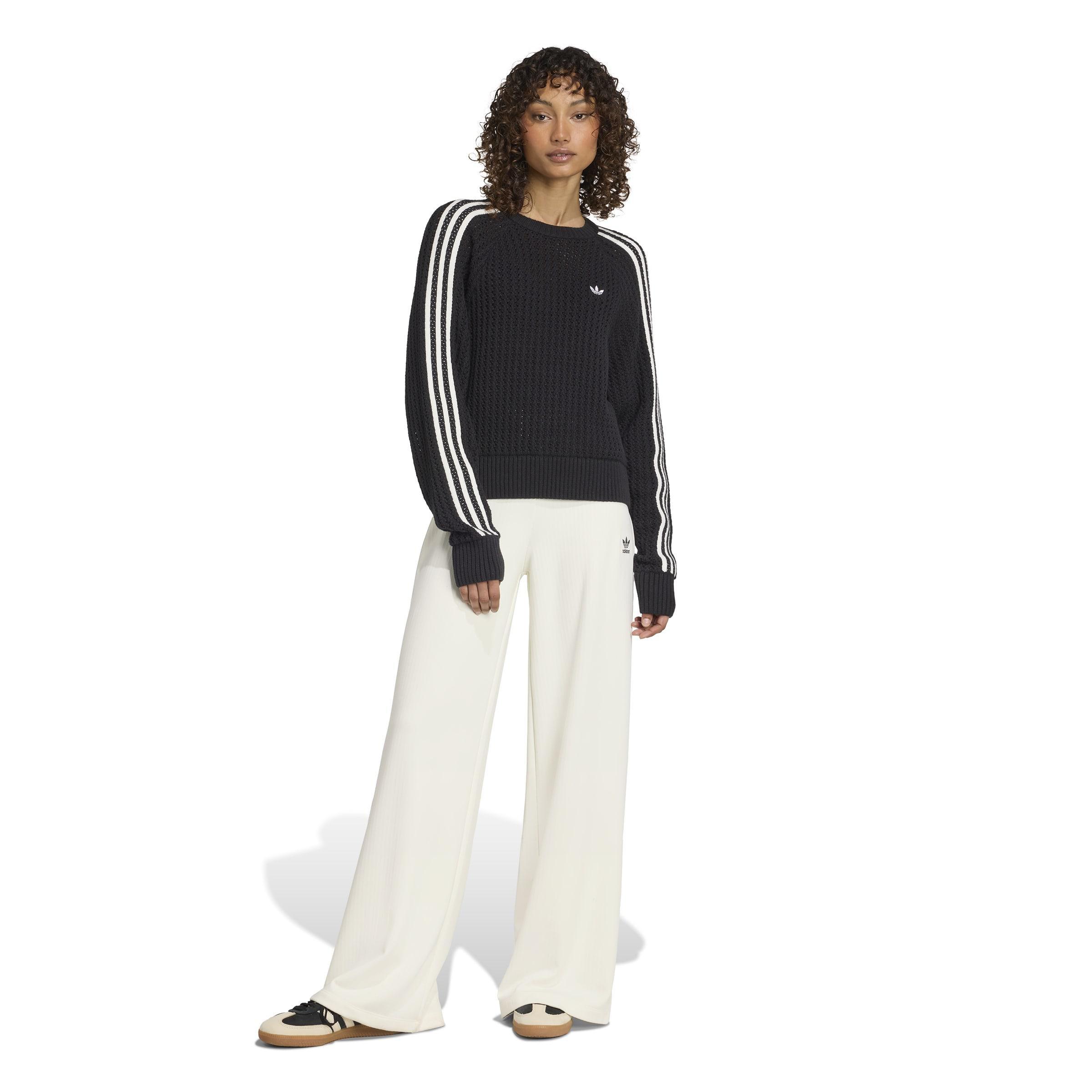 Essentials Winterized Wide Rib Tracksuit Bottoms, White, A701_ONE, large image number 11