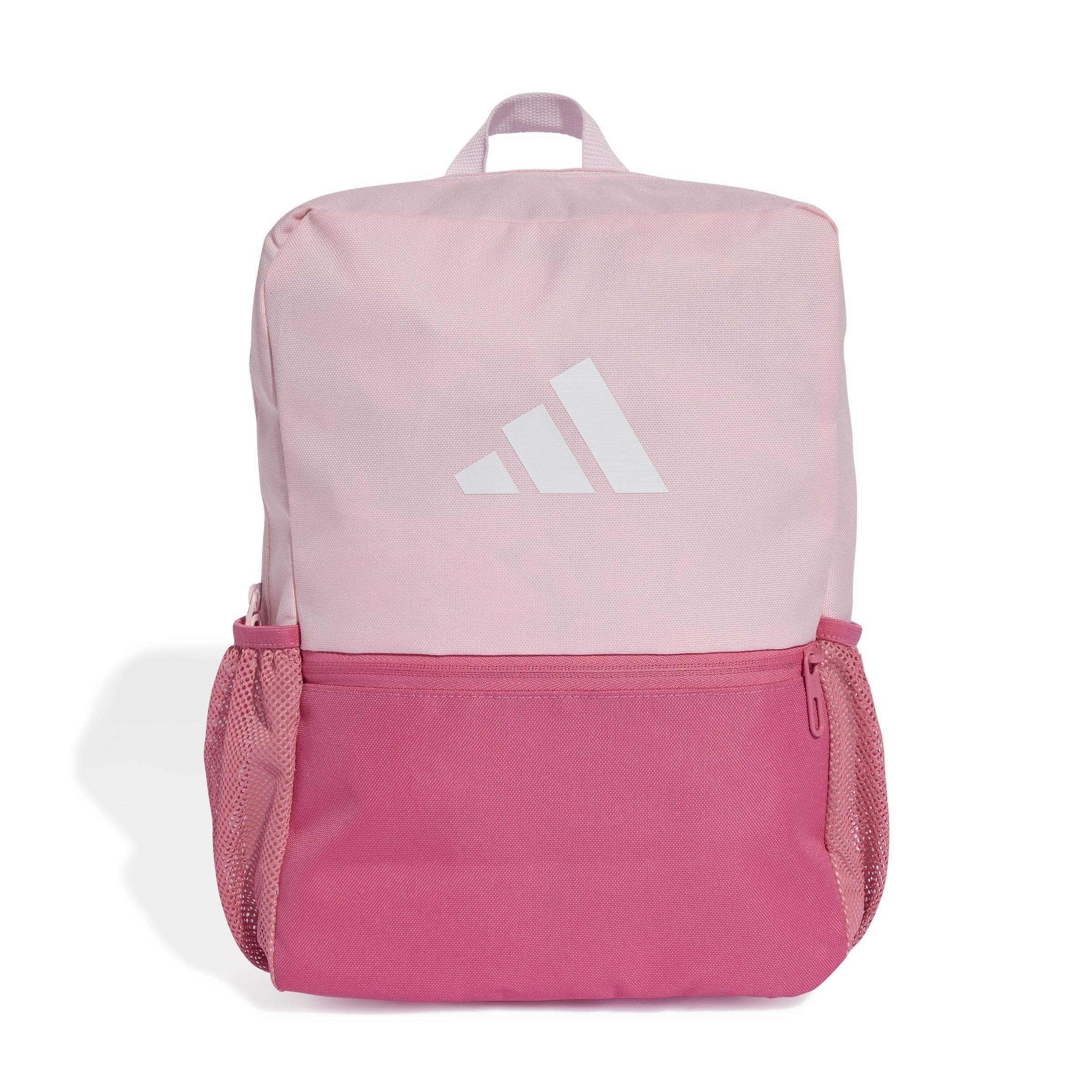 Kids Unisex Seasonal Essentials Colorblock Backpack, Pink, A701_ONE, medium