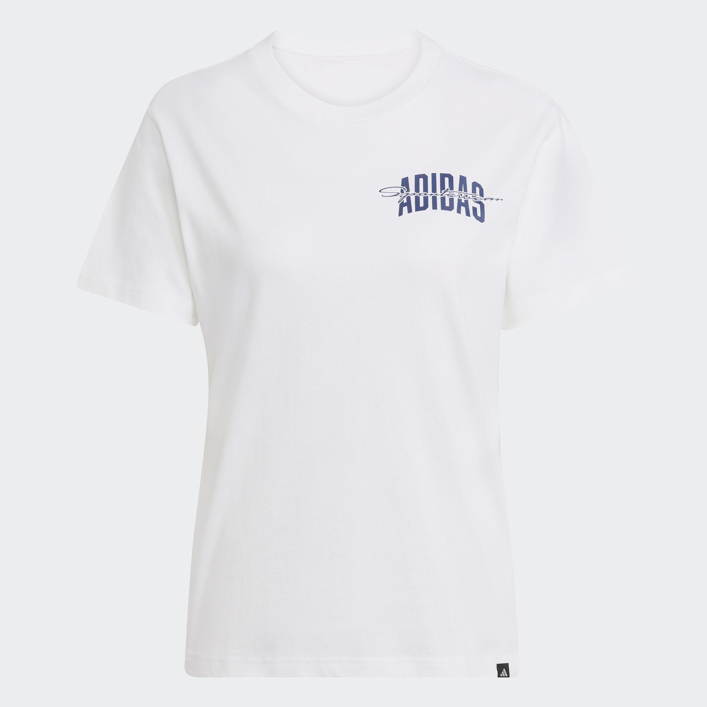 Collegiate Graphic T-Shirt, White, A701_ONE, large image number 0