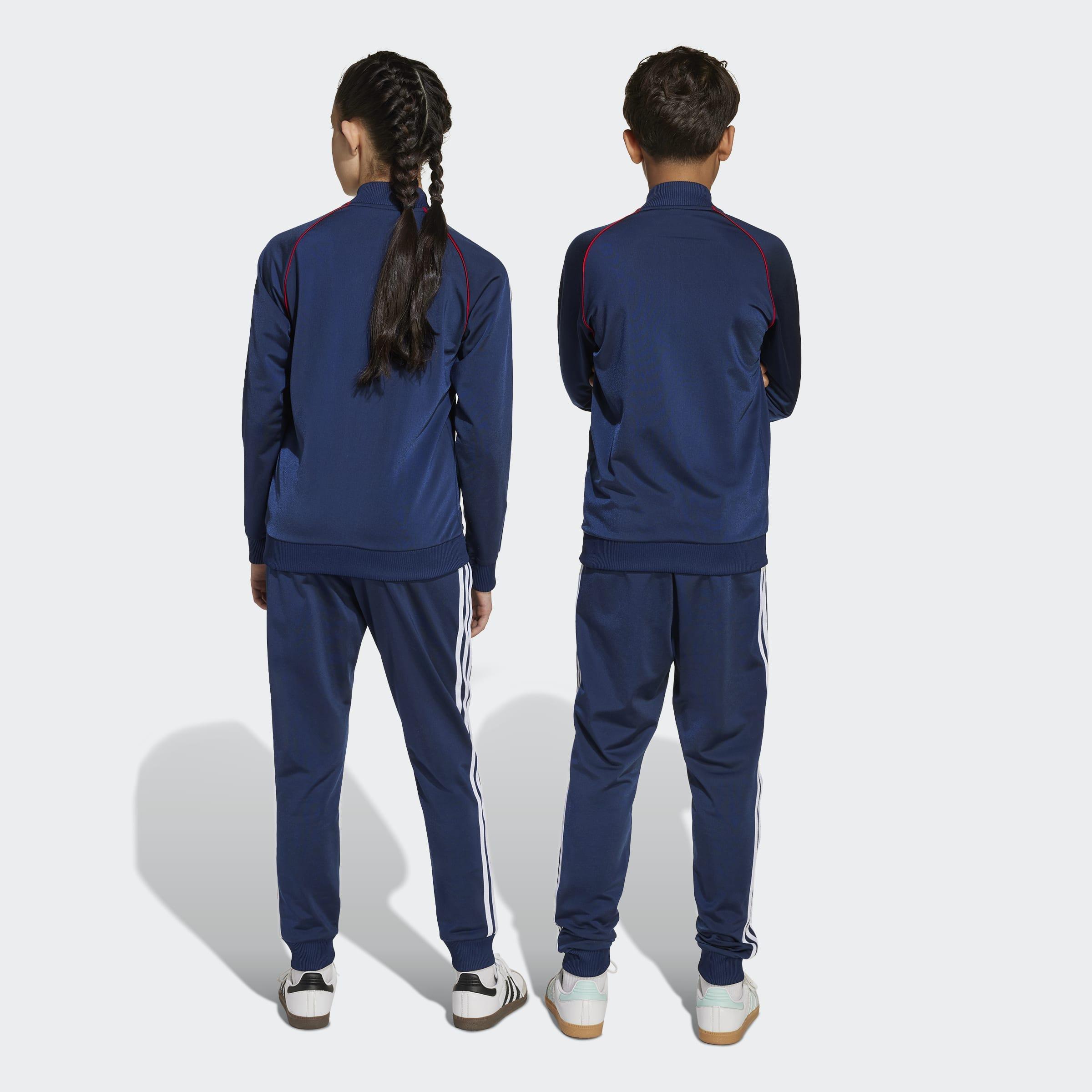 Kids Unisex Adicolor SST Track Tracksuit Bottoms, Blue, A701_ONE, medium