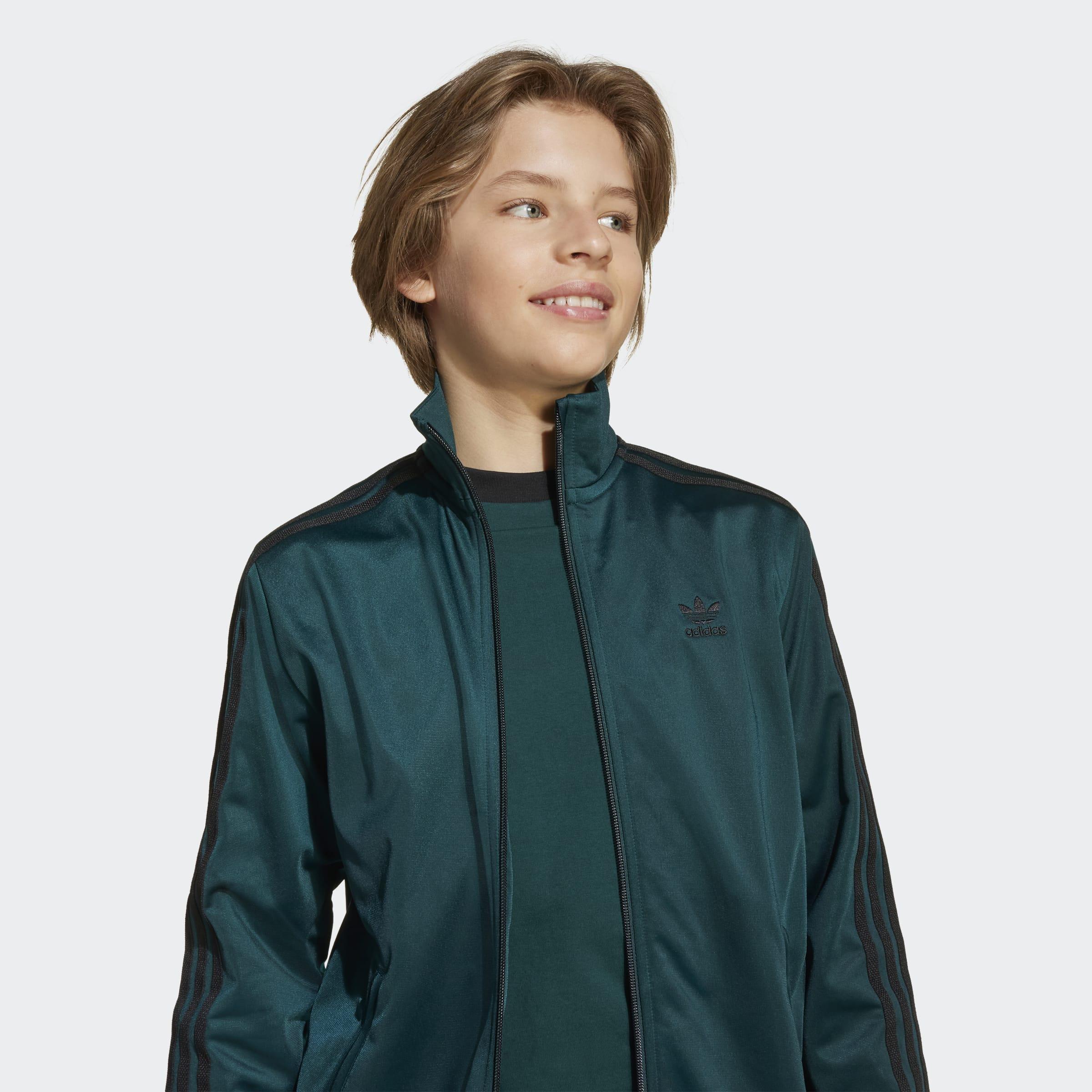 Kids Unisex Adicolor Firebird Top, Green, A701_ONE, large image number 4