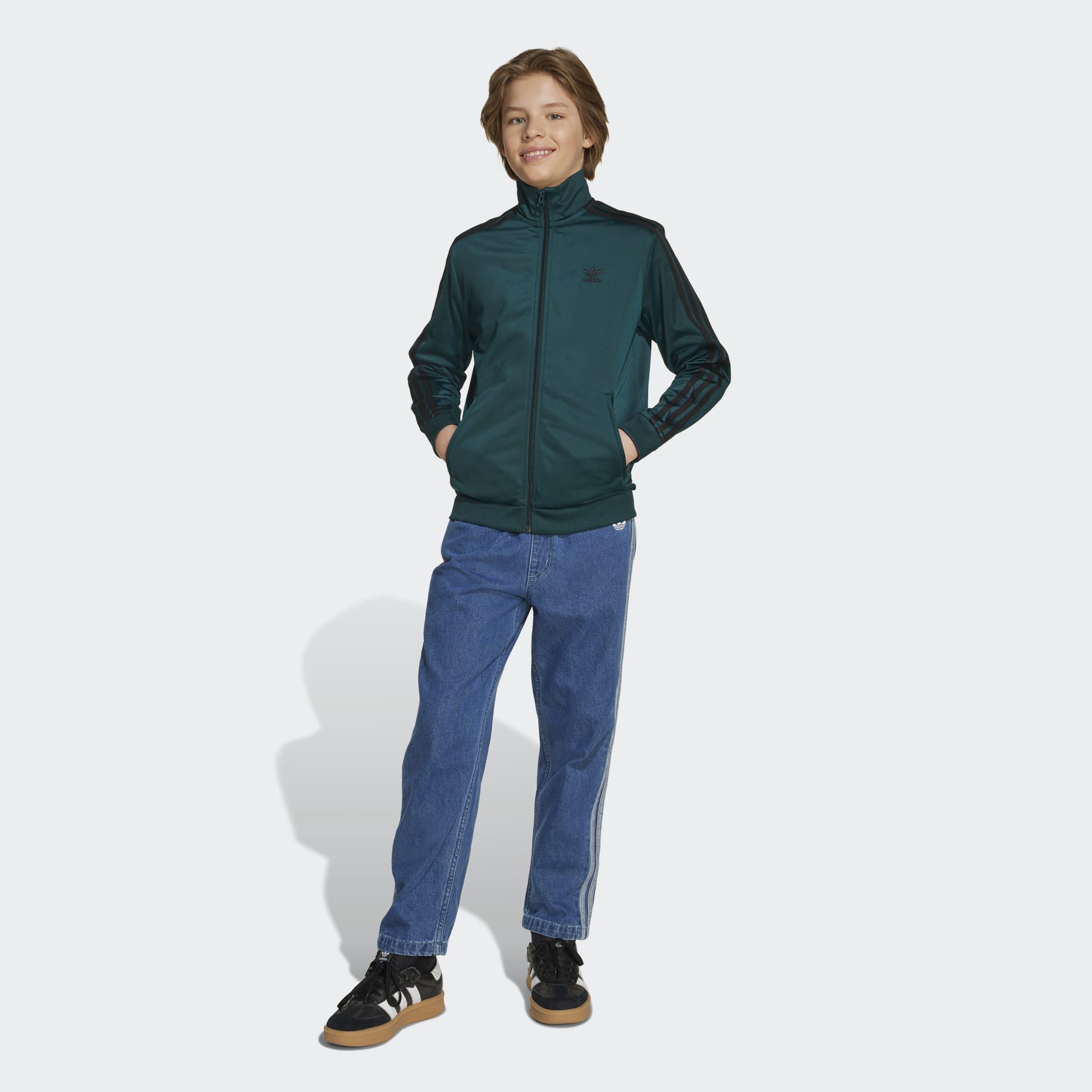 Kids Unisex Adicolor Firebird Top, Green, A701_ONE, large image number 6