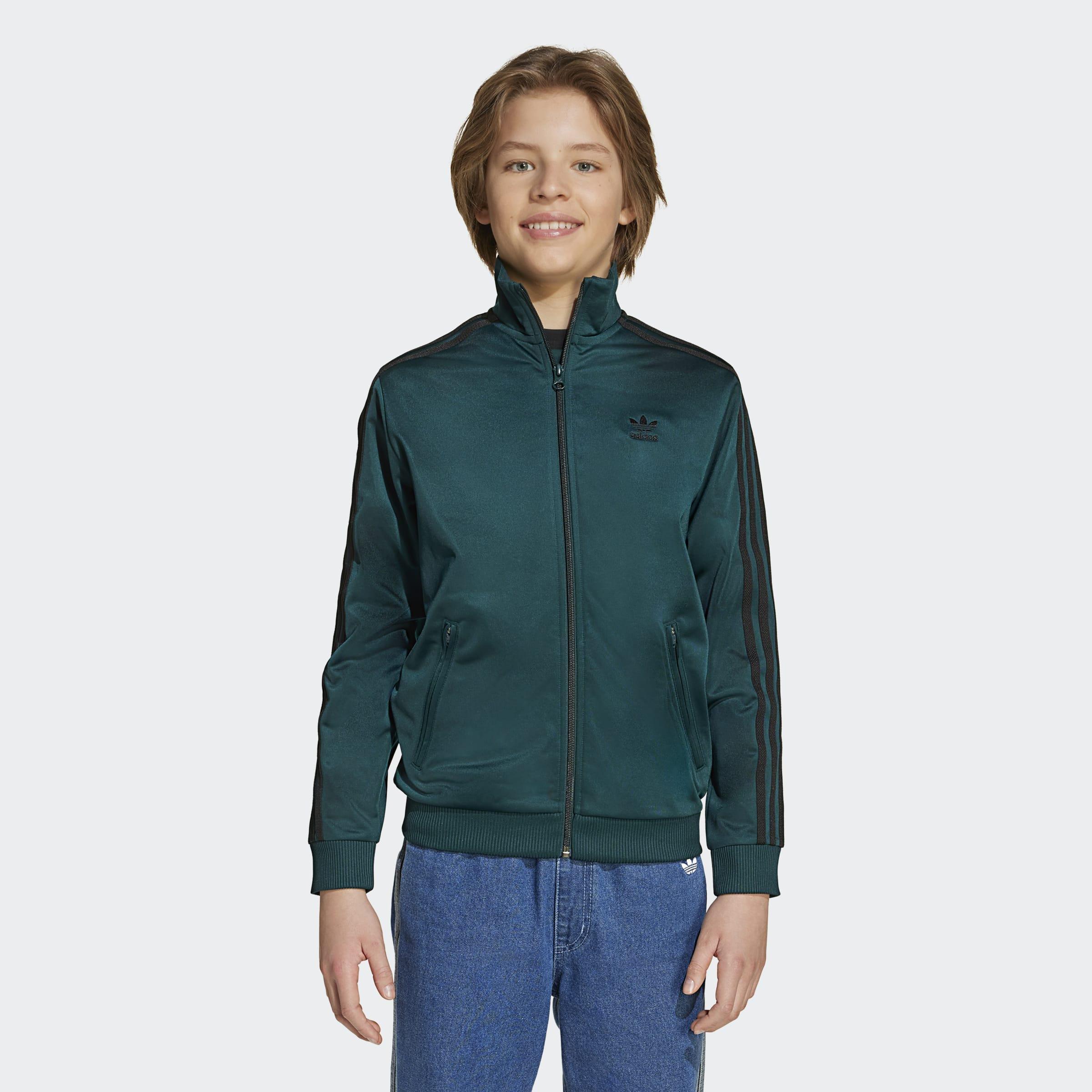 Kids Unisex Adicolor Firebird Top, Green, A701_ONE, large image number 7