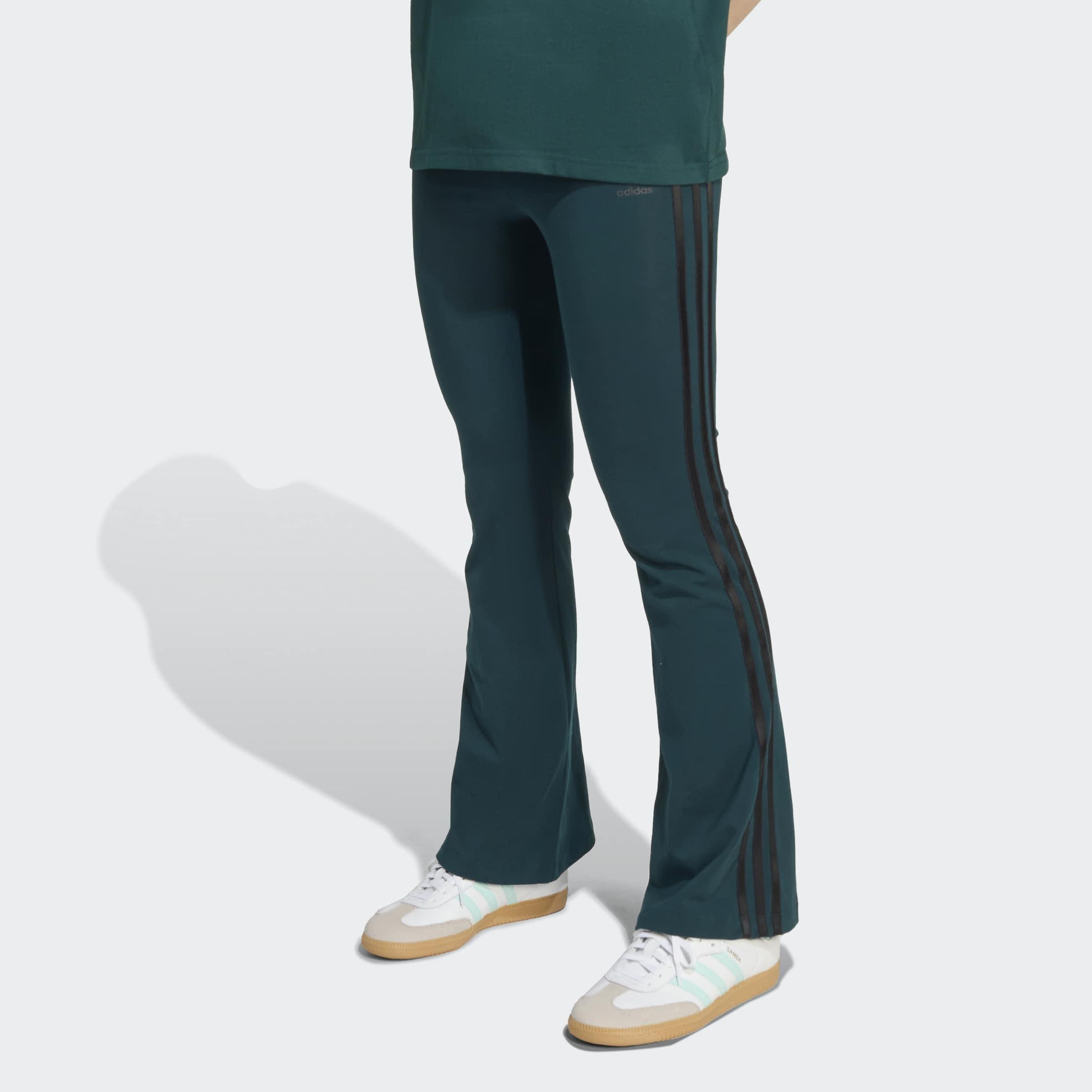 Kids Adicolor Leggings, Green, A701_ONE, large image number 4