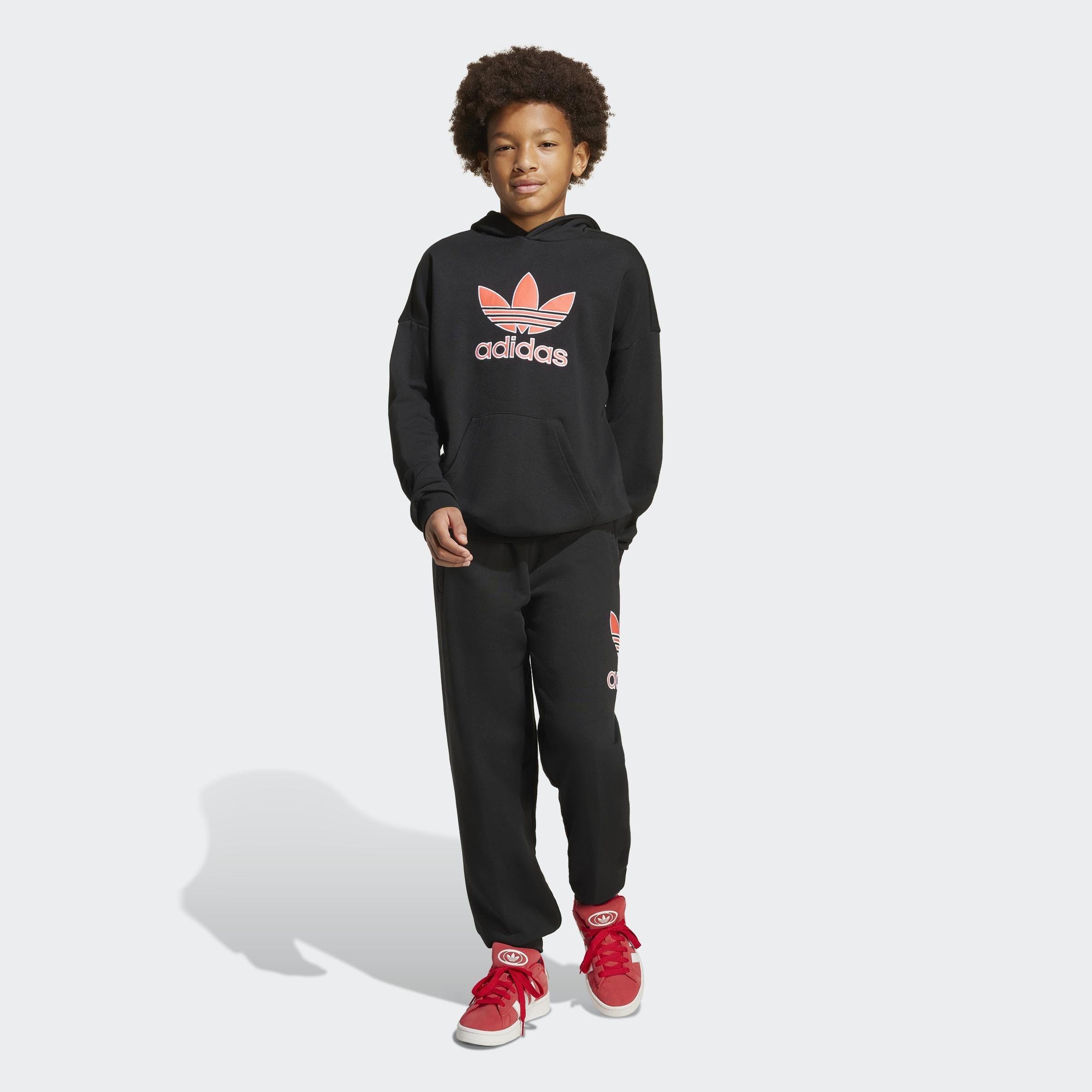 Kids Unisex Big Logo Oversized Hoodie, Black, A701_ONE, large image number 7