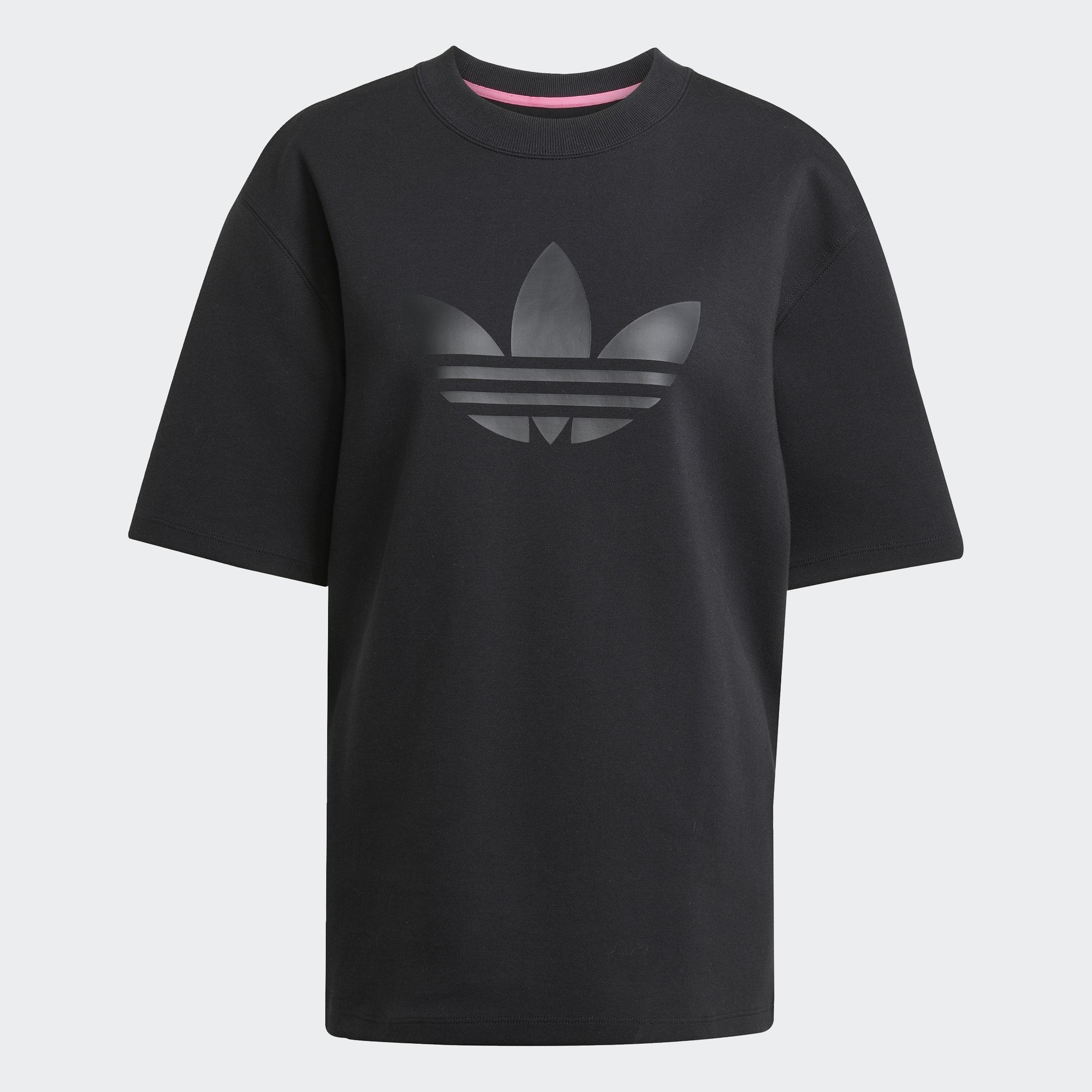 Adicolor Spacer Oversized Trefoil T-Shirt, Black
