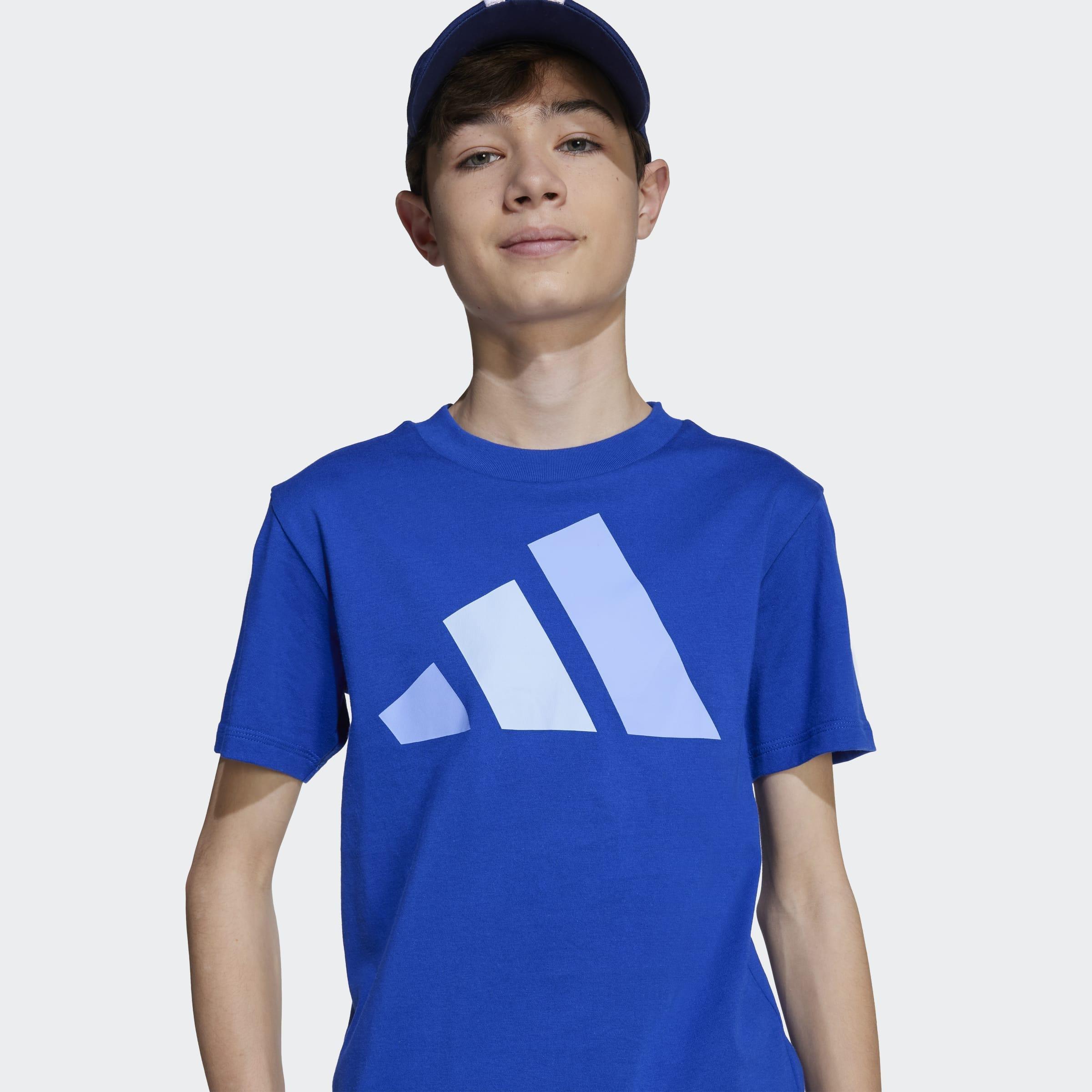 Kids Unisex Essentials T-Shirt, Blue, A701_ONE, large image number 2