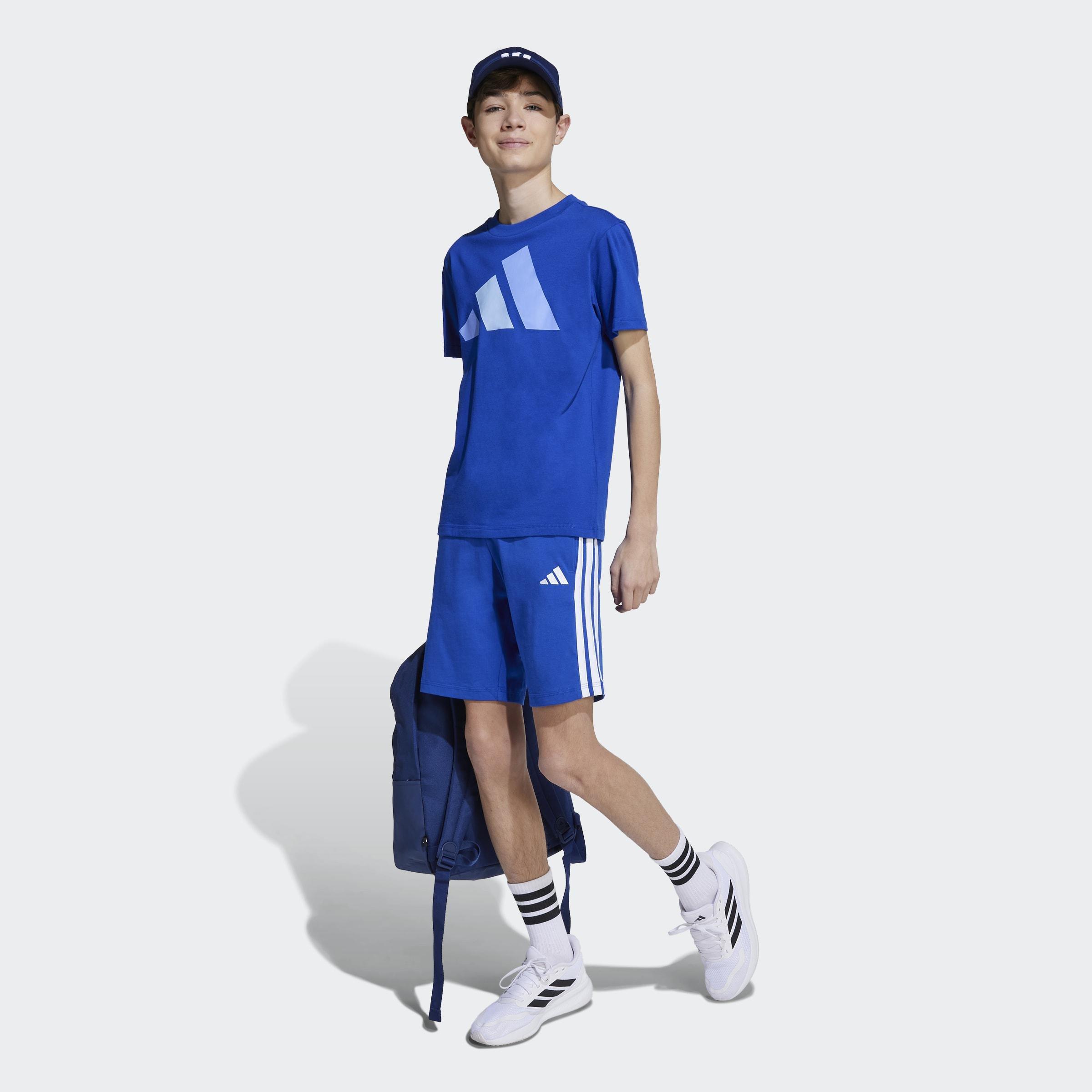 Kids Unisex Essentials T-Shirt, Blue, A701_ONE, large image number 4