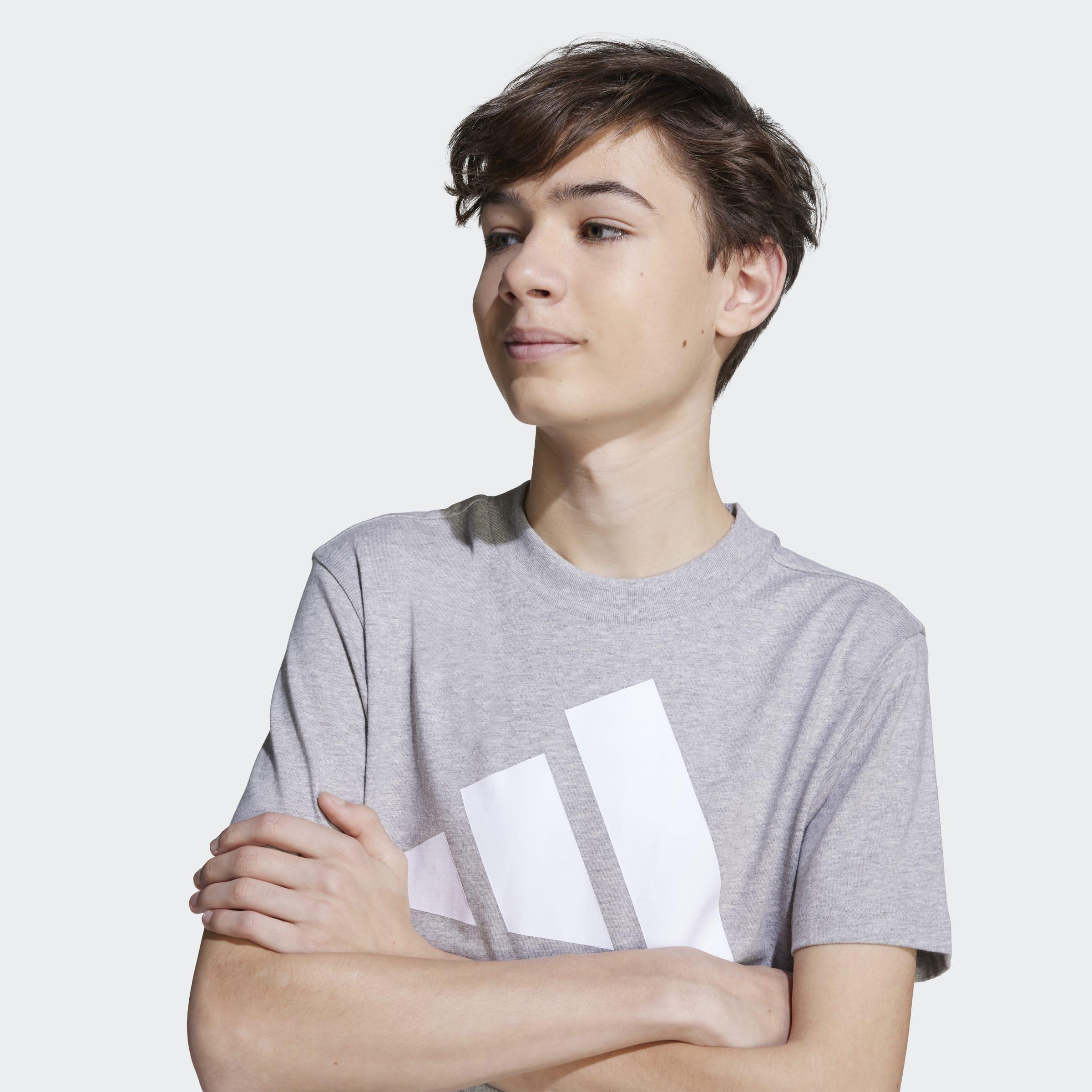 Kids Unisex Essentials T-Shirt, Grey, A701_ONE, large image number 2