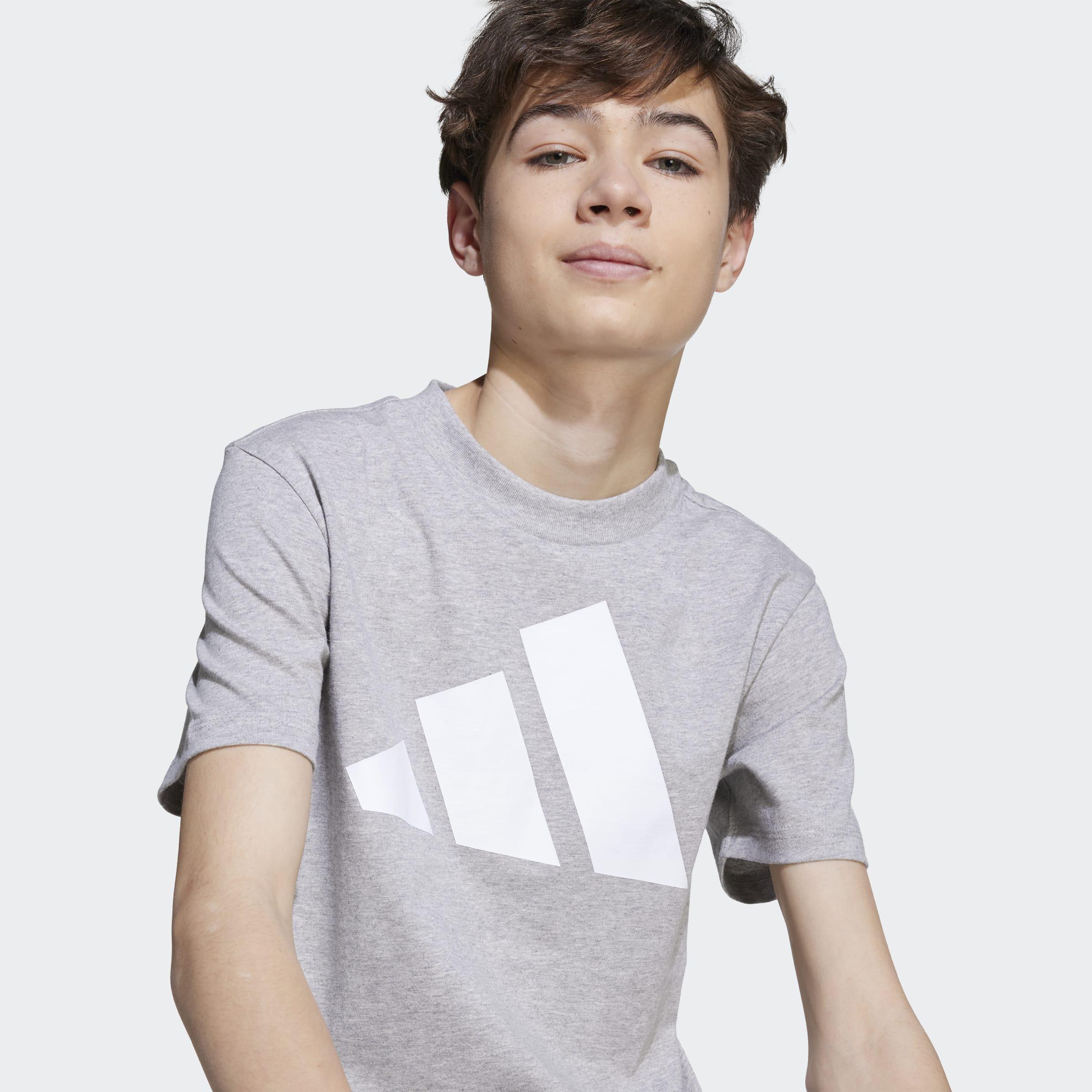 Kids Unisex Essentials T-Shirt, Grey, A701_ONE, large image number 3