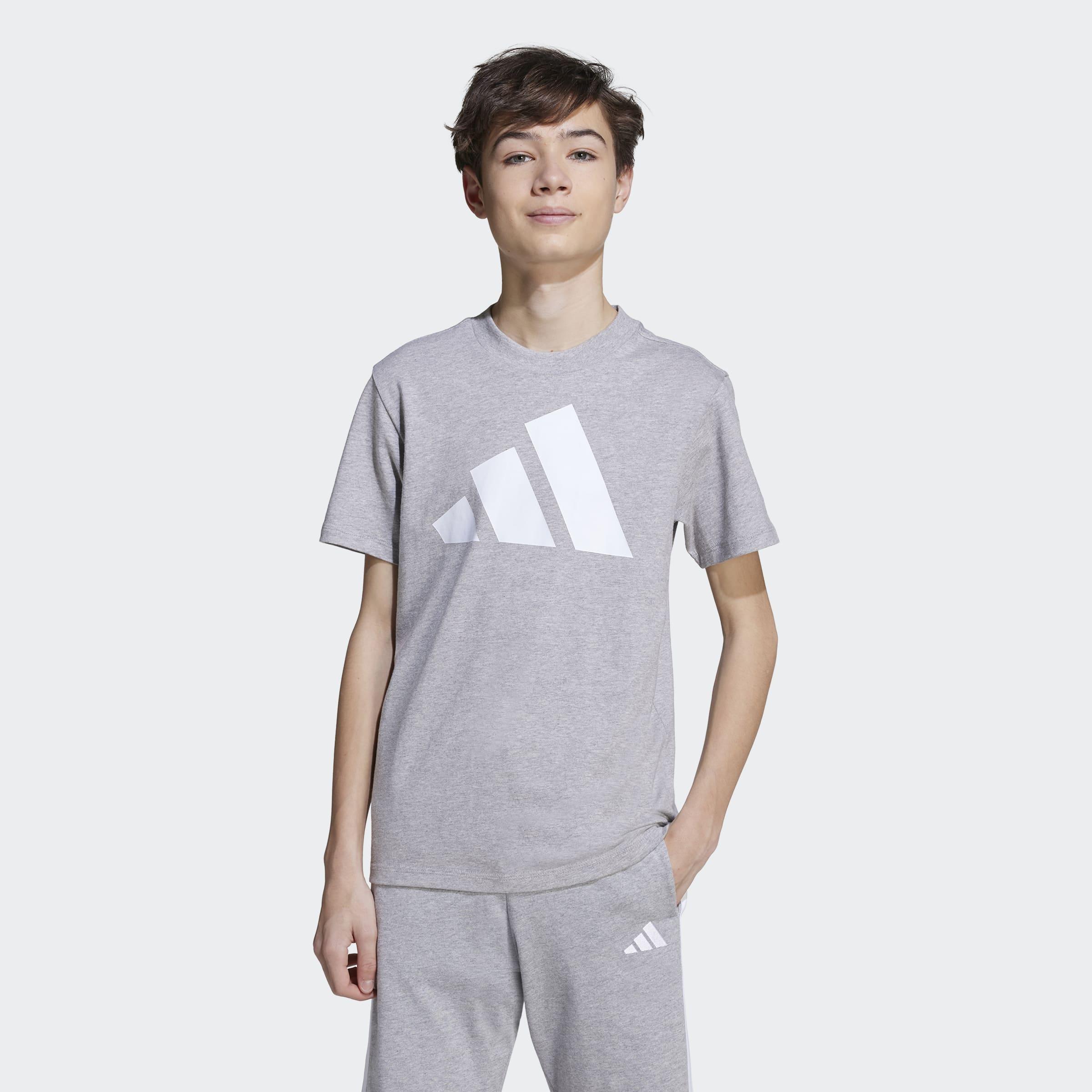 Kids Unisex Essentials T-Shirt, Grey, A701_ONE, large image number 4