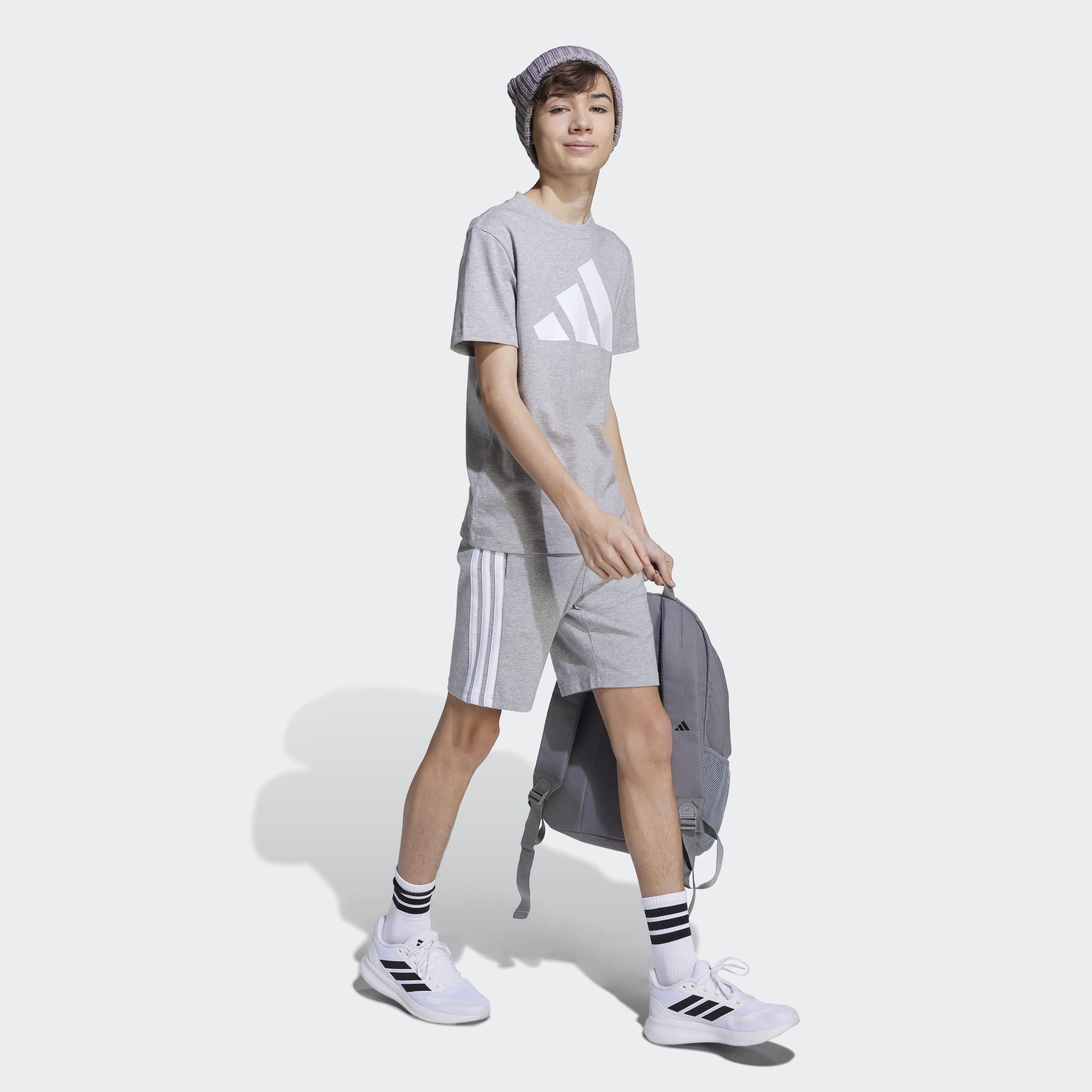 Kids Unisex Essentials T-Shirt, Grey, A701_ONE, large image number 5