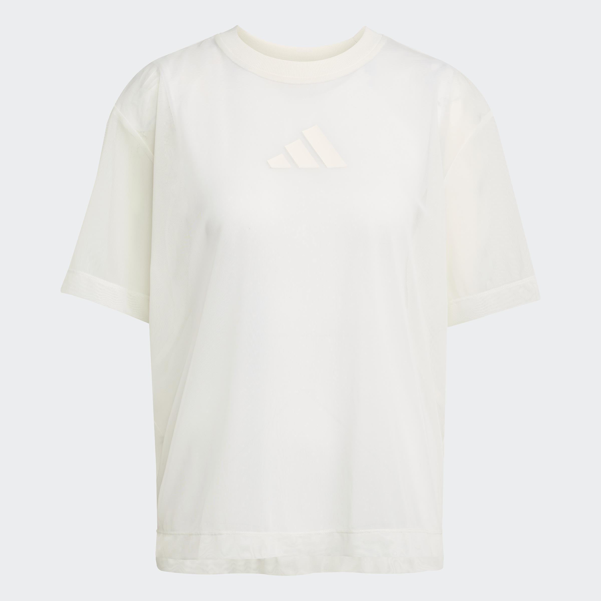 Soft Lux Mesh T-Shirt, White, A701_ONE, large image number 0