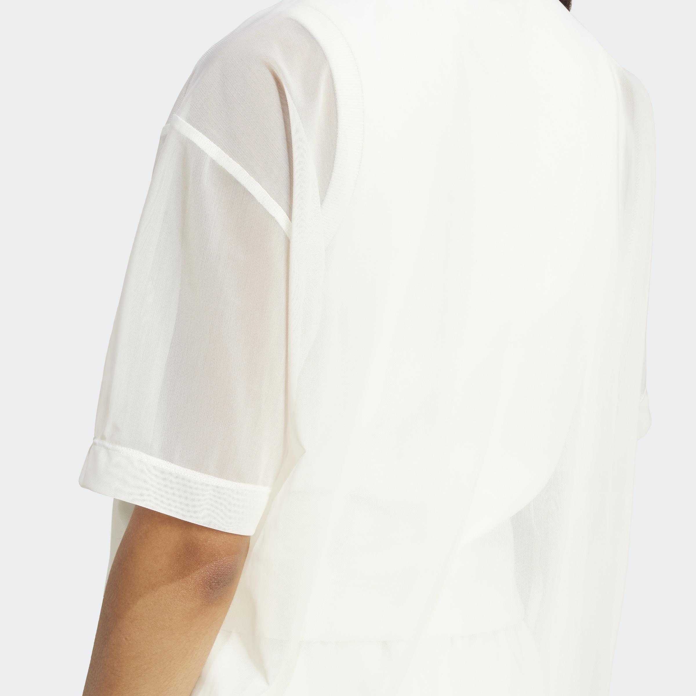 Soft Lux Mesh T-Shirt, White, A701_ONE, large image number 2