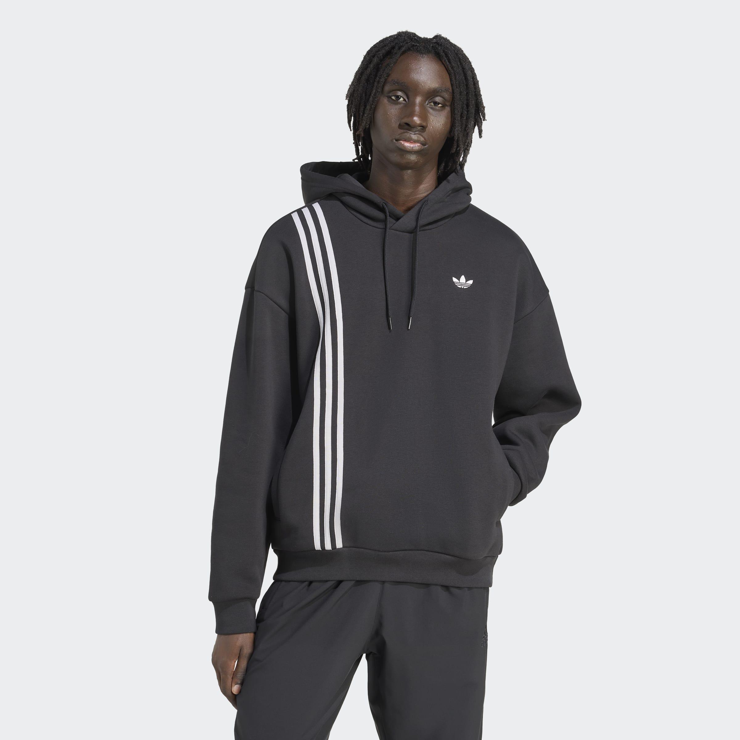 Front Stripes Hoodie, Black, A701_ONE, large image number 4