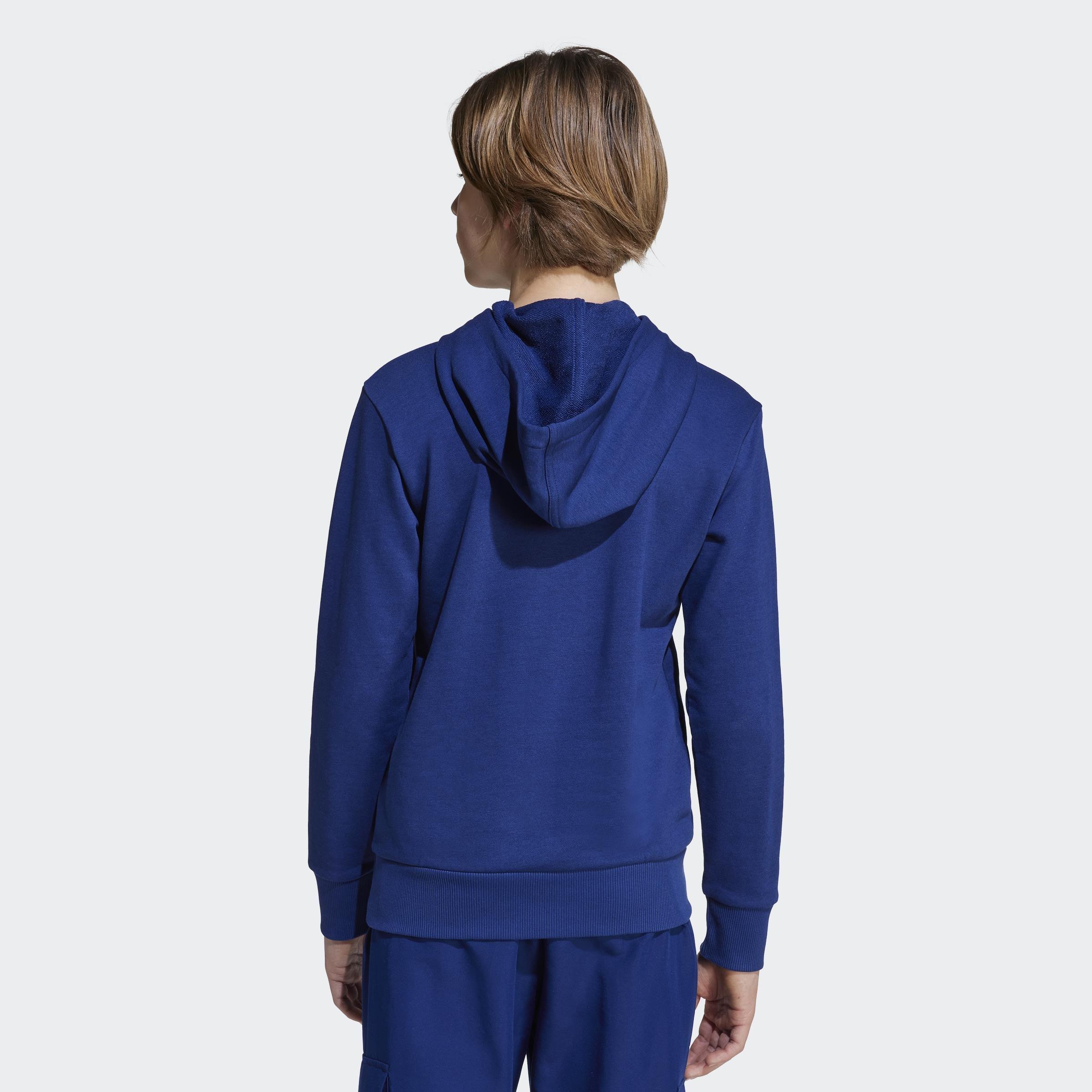 Kids Unisex Essentials Hoodie, Blue, A701_ONE, large image number 1
