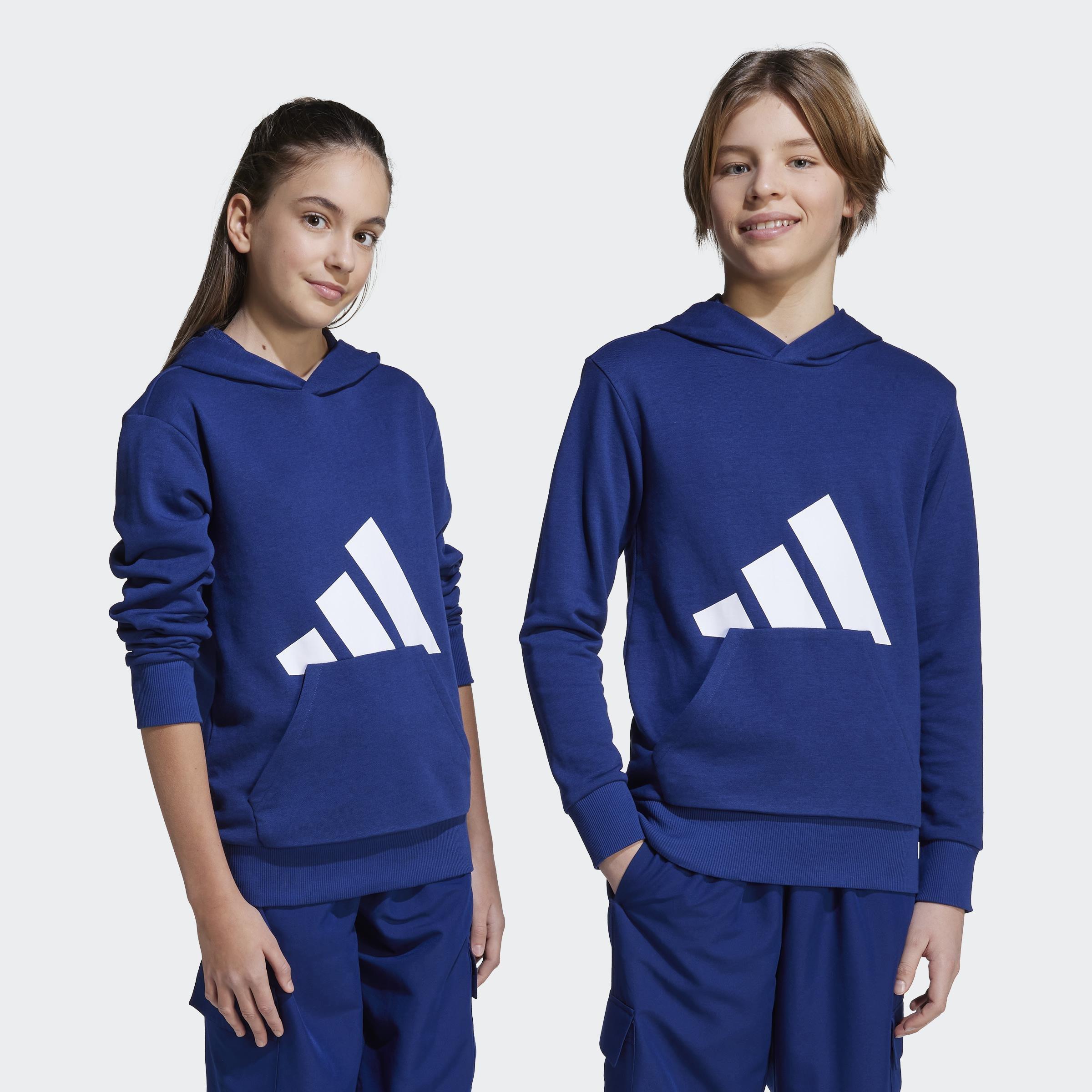 Kids Unisex Essentials Hoodie, Blue, A701_ONE, large image number 5