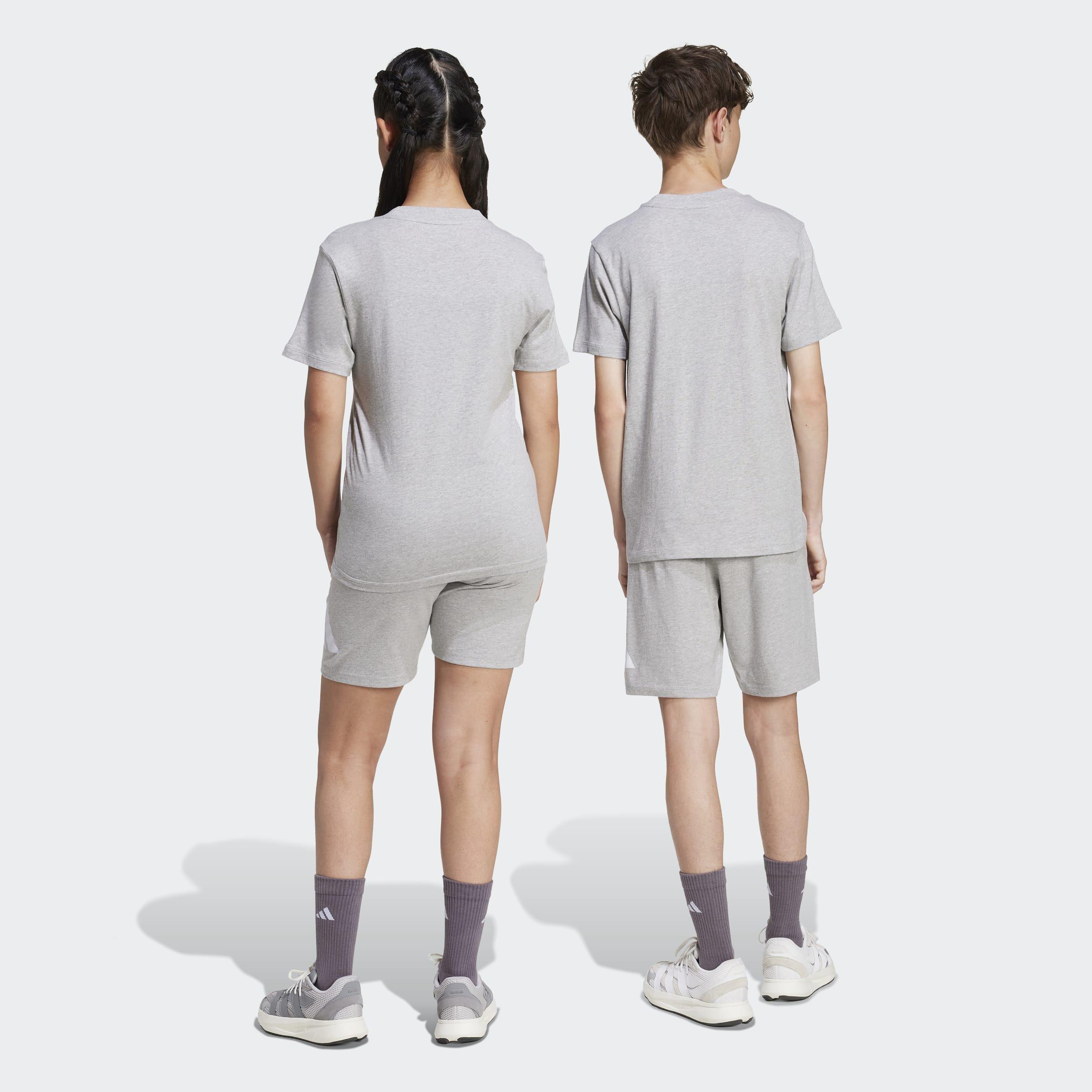 Kids Unisex Essentials Shorts, Grey