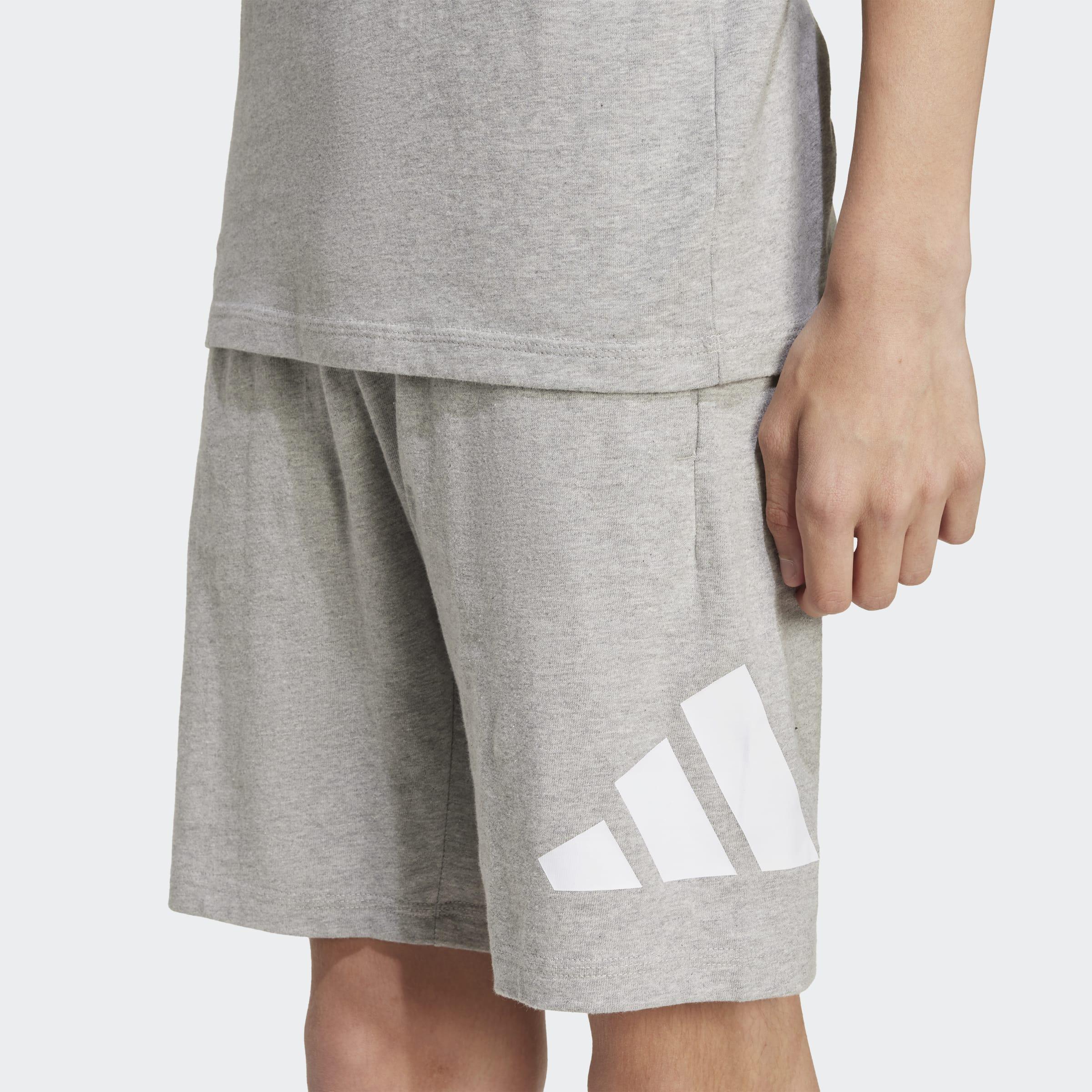 Kids Unisex Essentials Shorts, Grey, A701_ONE, large image number 3