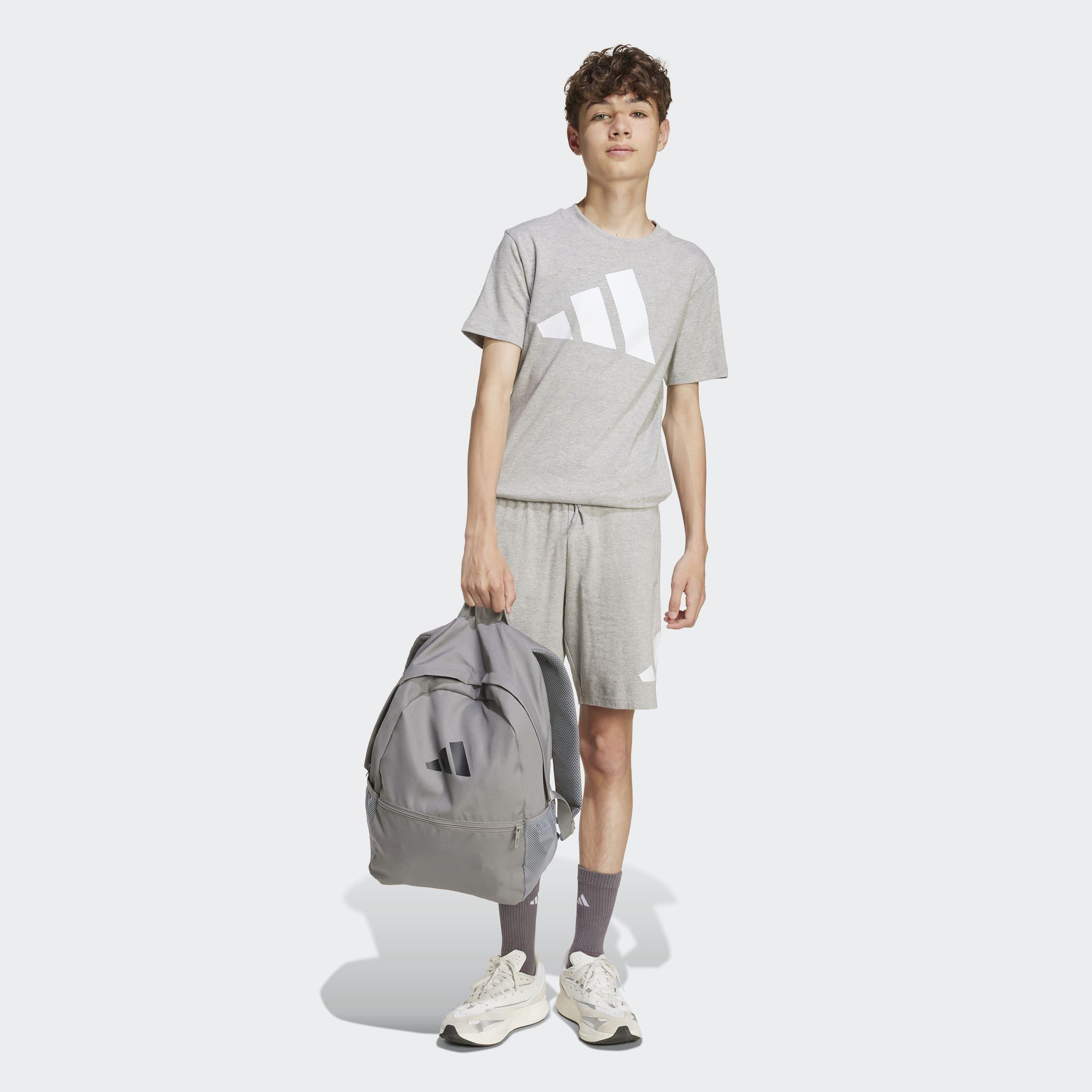 Kids Unisex Essentials Shorts, Grey, A701_ONE, large image number 5